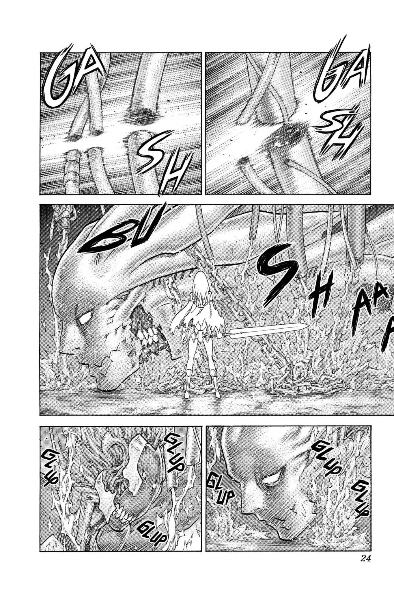 Claymore Chapter 126 page 21 - Chapter 126: Vol.23 Scene 126: Claws and Fangs of the Abyss, Part 7