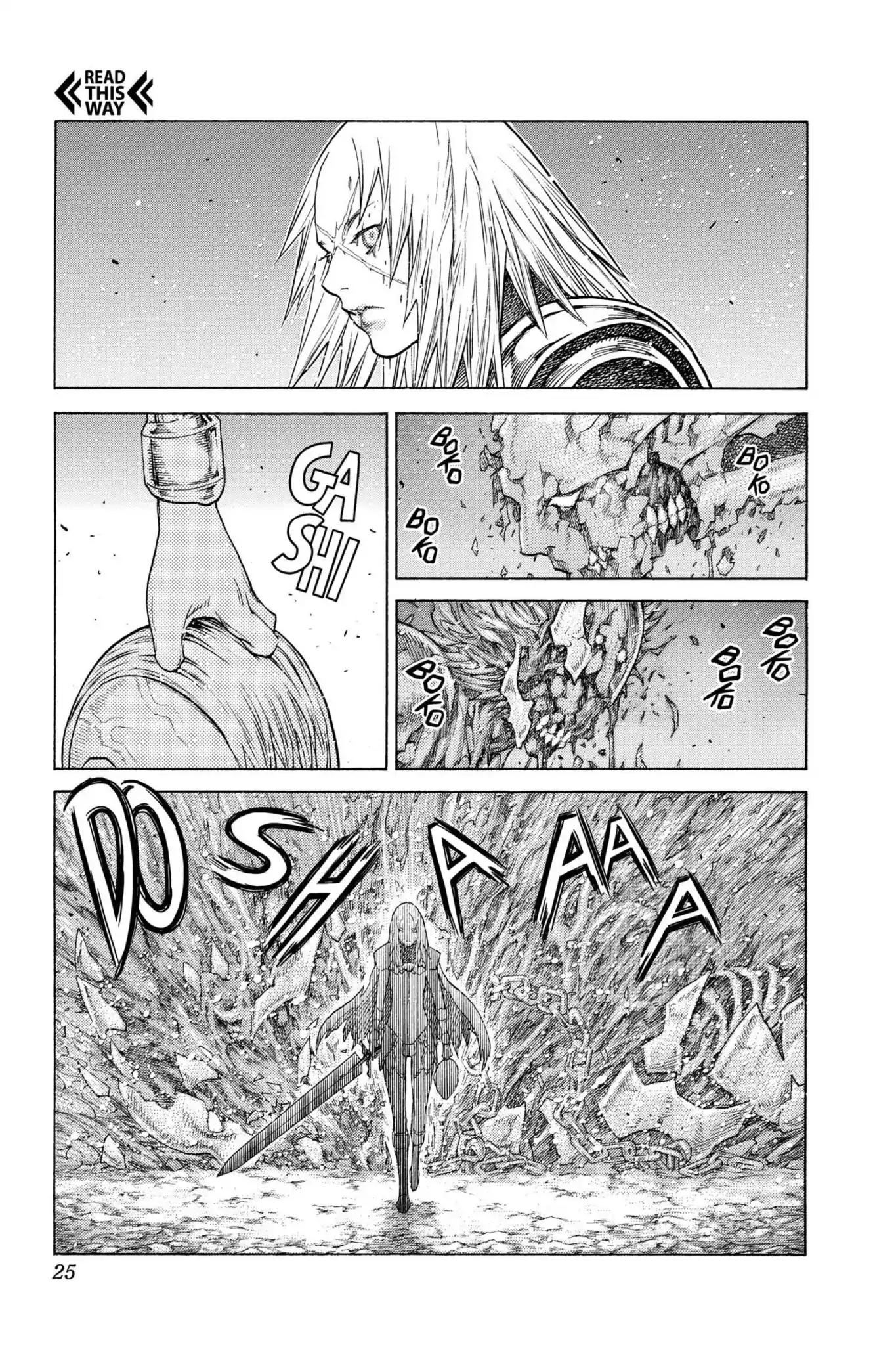 Claymore Chapter 126 page 22 - Chapter 126: Vol.23 Scene 126: Claws and Fangs of the Abyss, Part 7