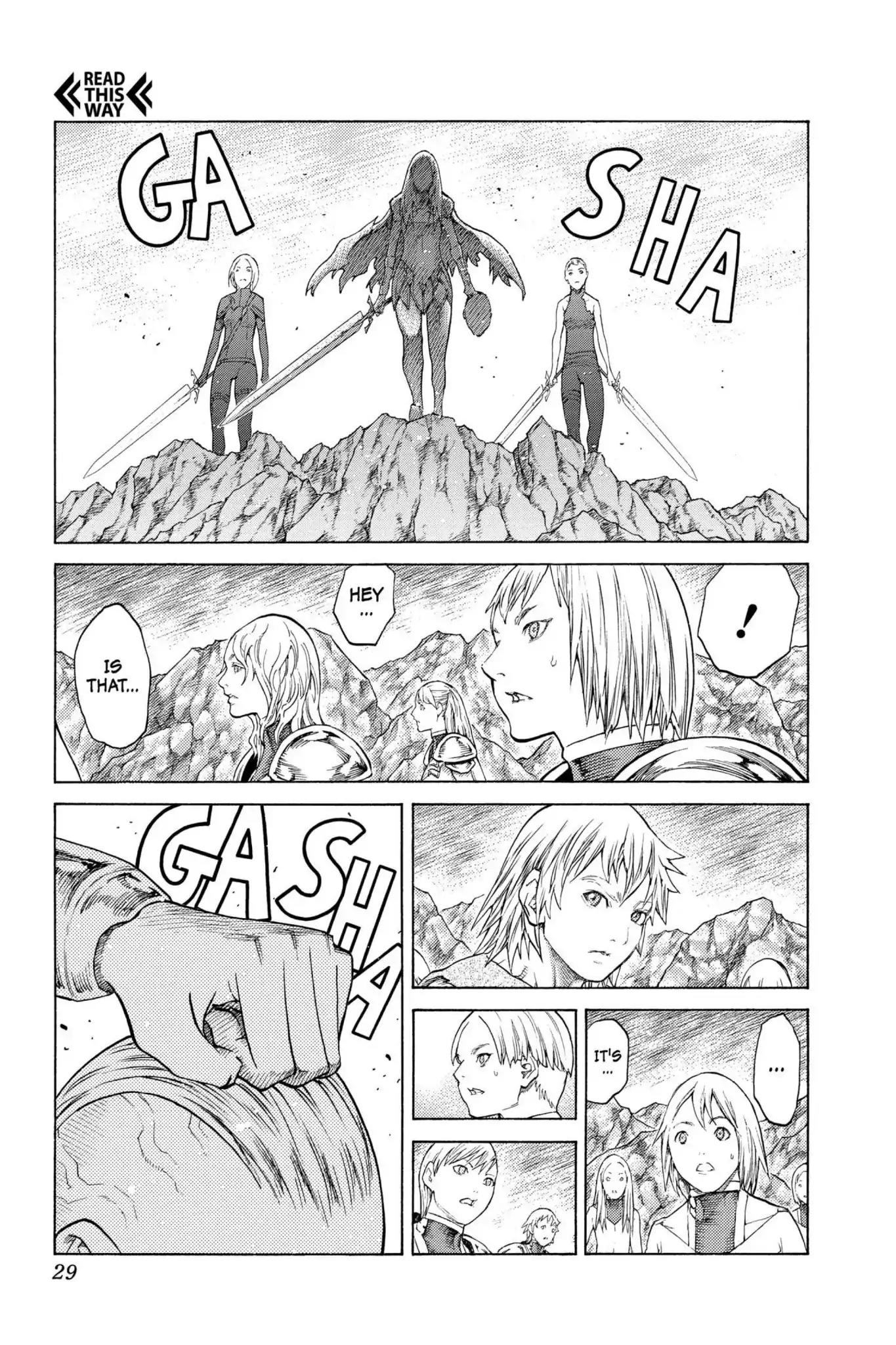 Claymore Chapter 126 page 26 - Chapter 126: Vol.23 Scene 126: Claws and Fangs of the Abyss, Part 7