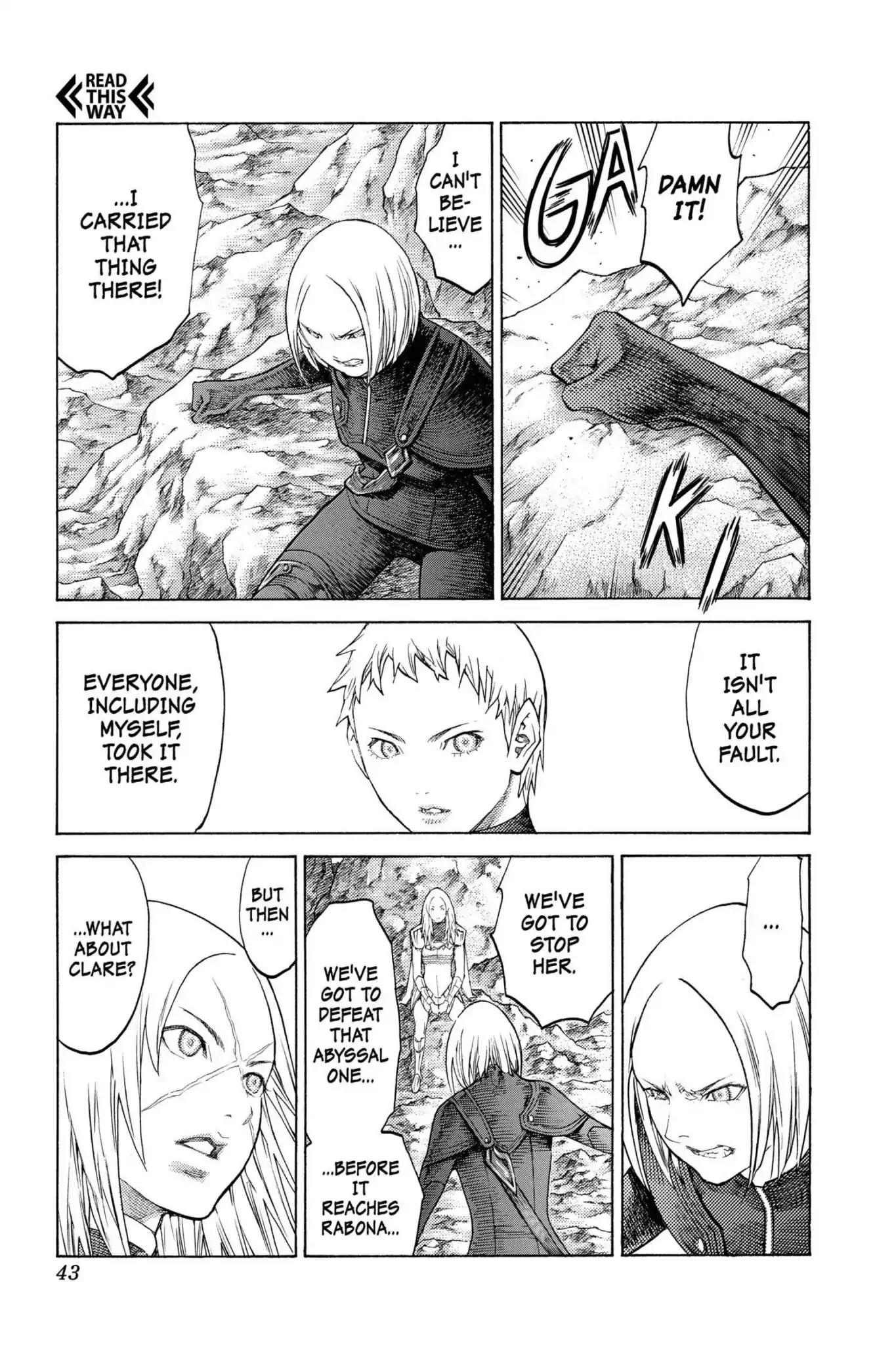 Claymore Chapter 127 page 10 - Chapter 127: Vol.23 Scene 127: Claws and Fangs of the Abyss, Part 8