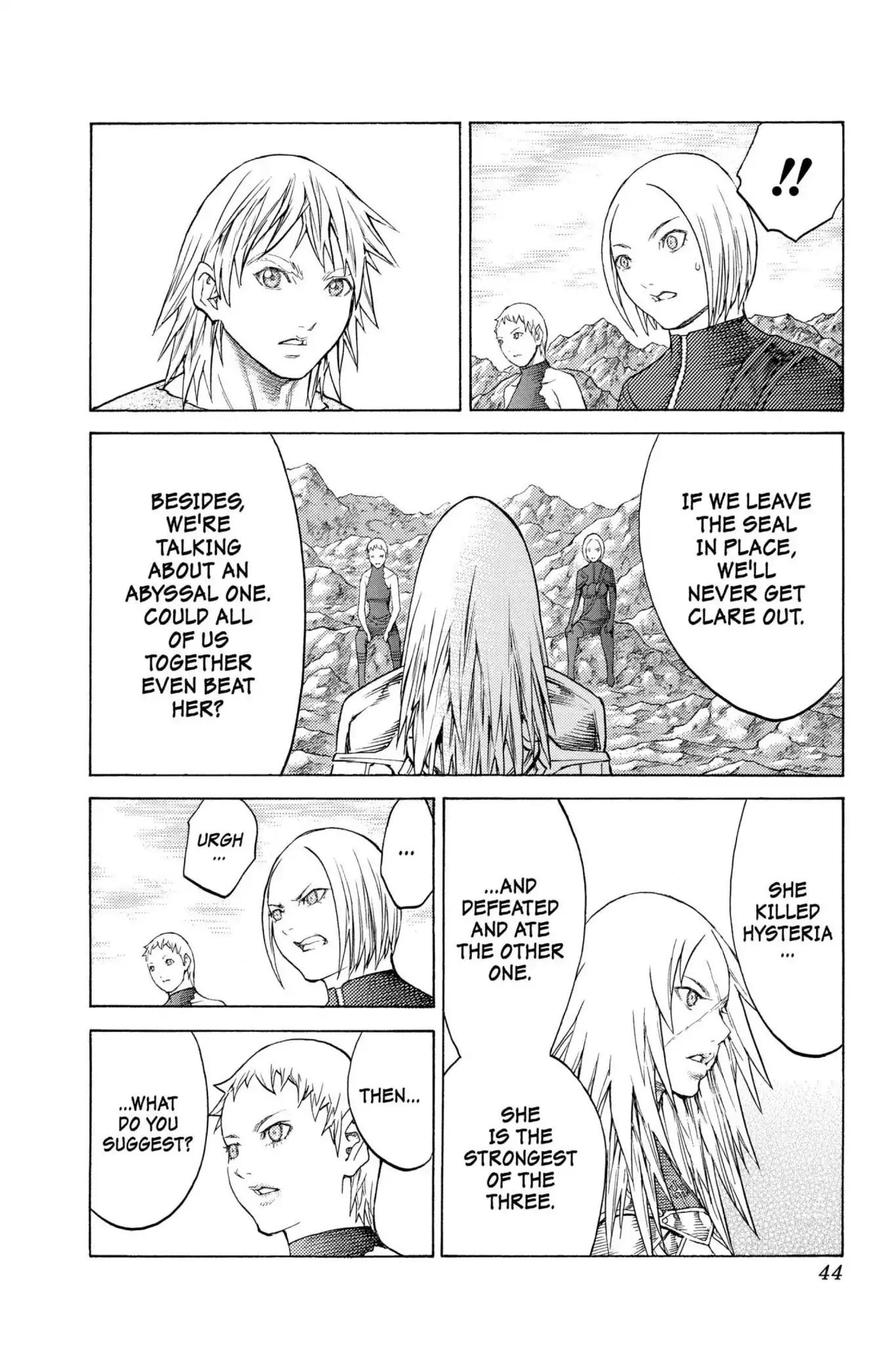 Claymore Chapter 127 page 11 - Chapter 127: Vol.23 Scene 127: Claws and Fangs of the Abyss, Part 8