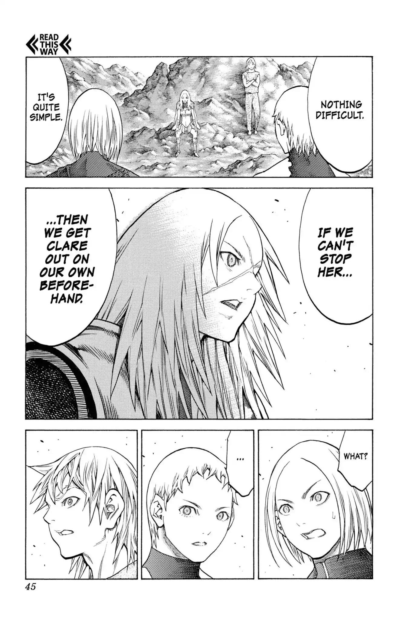 Claymore Chapter 127 page 12 - Chapter 127: Vol.23 Scene 127: Claws and Fangs of the Abyss, Part 8