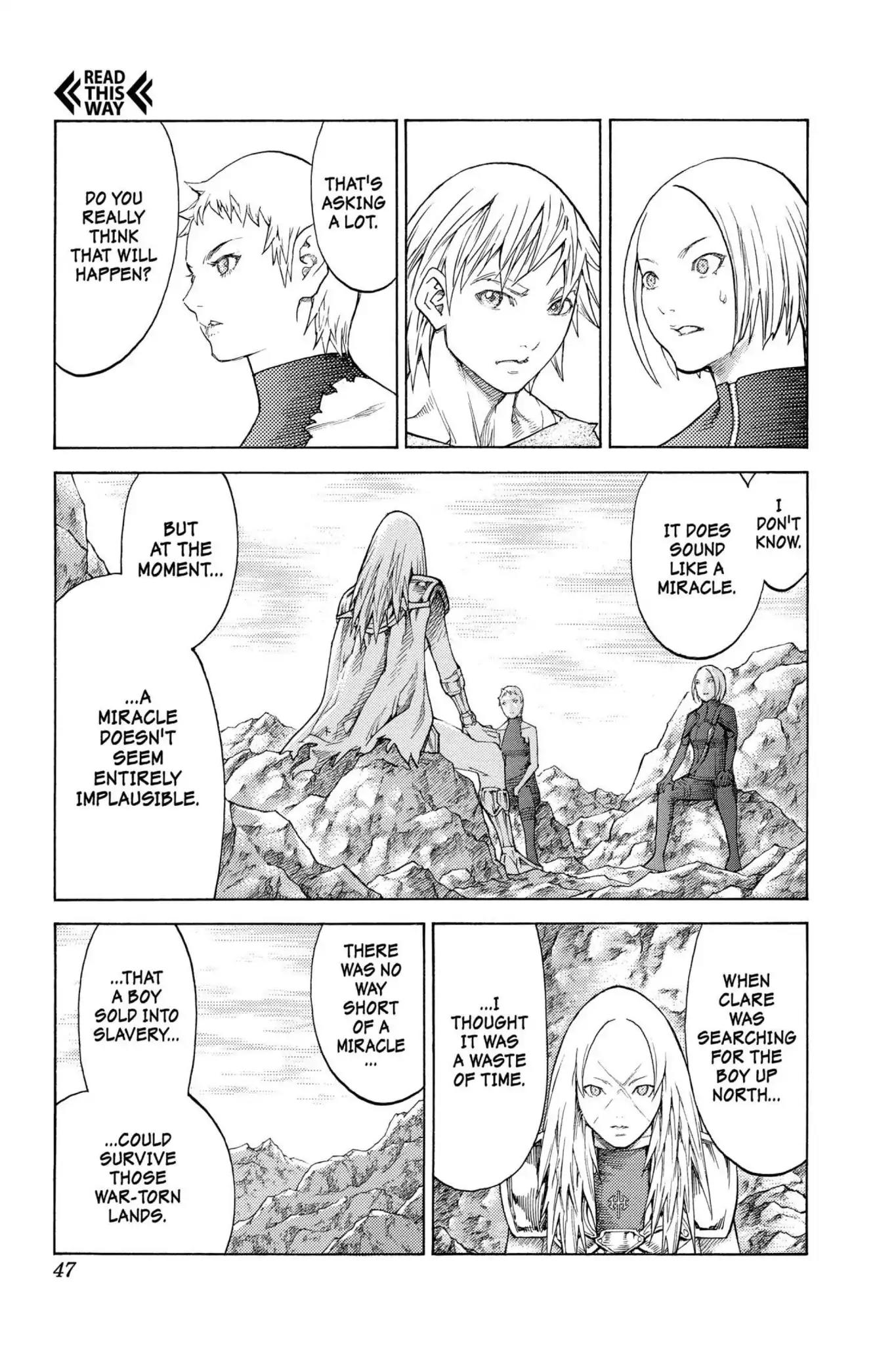 Claymore Chapter 127 page 14 - Chapter 127: Vol.23 Scene 127: Claws and Fangs of the Abyss, Part 8
