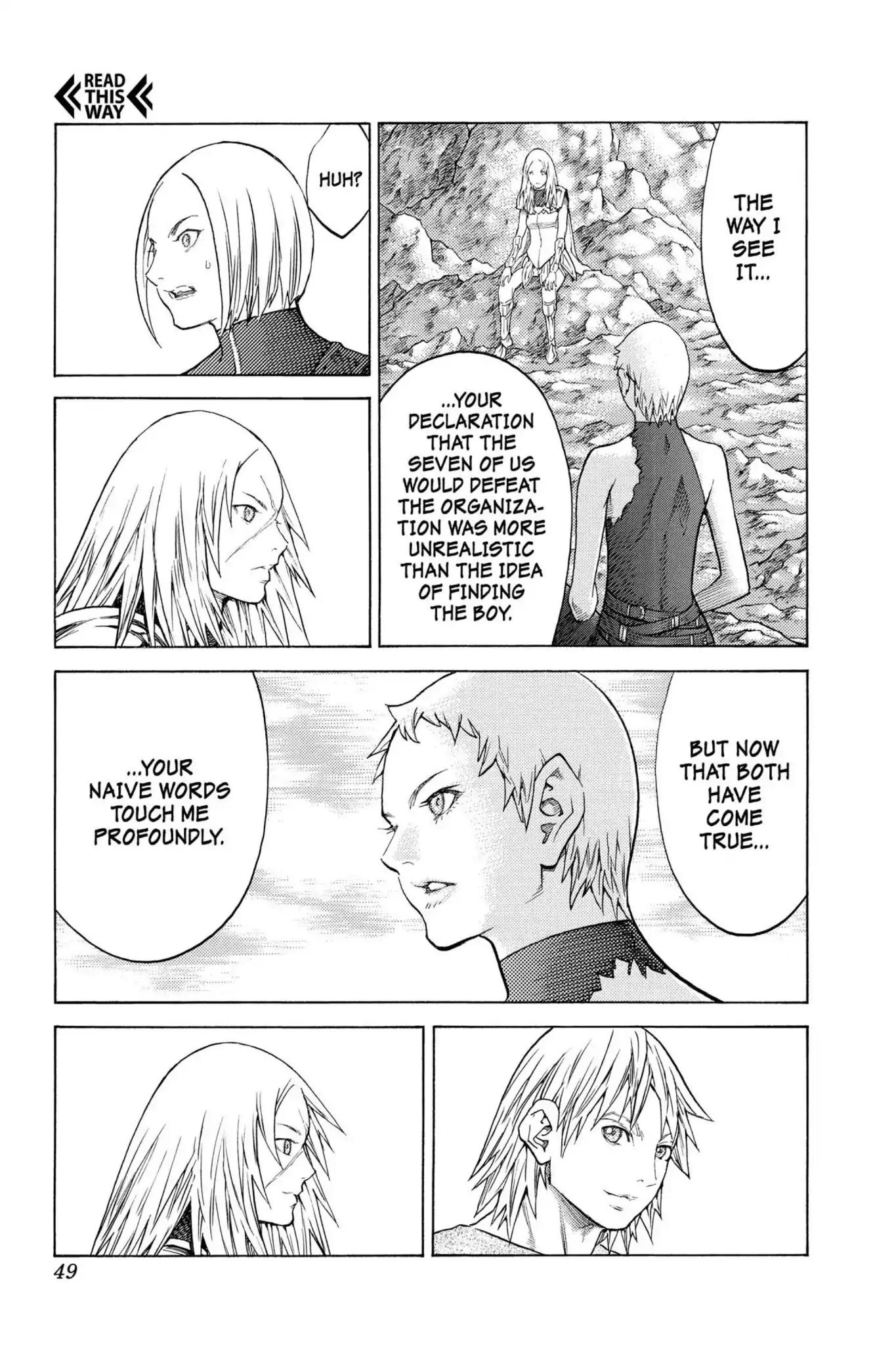 Claymore Chapter 127 page 16 - Chapter 127: Vol.23 Scene 127: Claws and Fangs of the Abyss, Part 8