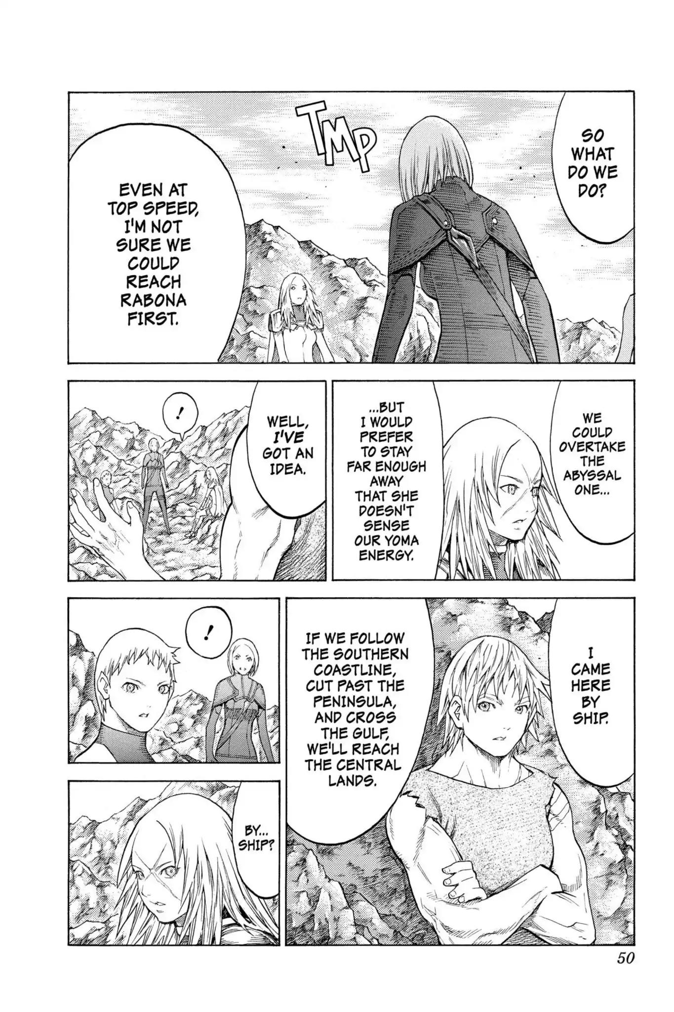 Claymore Chapter 127 page 17 - Chapter 127: Vol.23 Scene 127: Claws and Fangs of the Abyss, Part 8