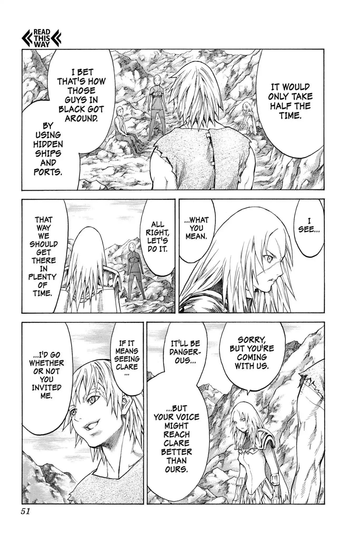 Claymore Chapter 127 page 18 - Chapter 127: Vol.23 Scene 127: Claws and Fangs of the Abyss, Part 8