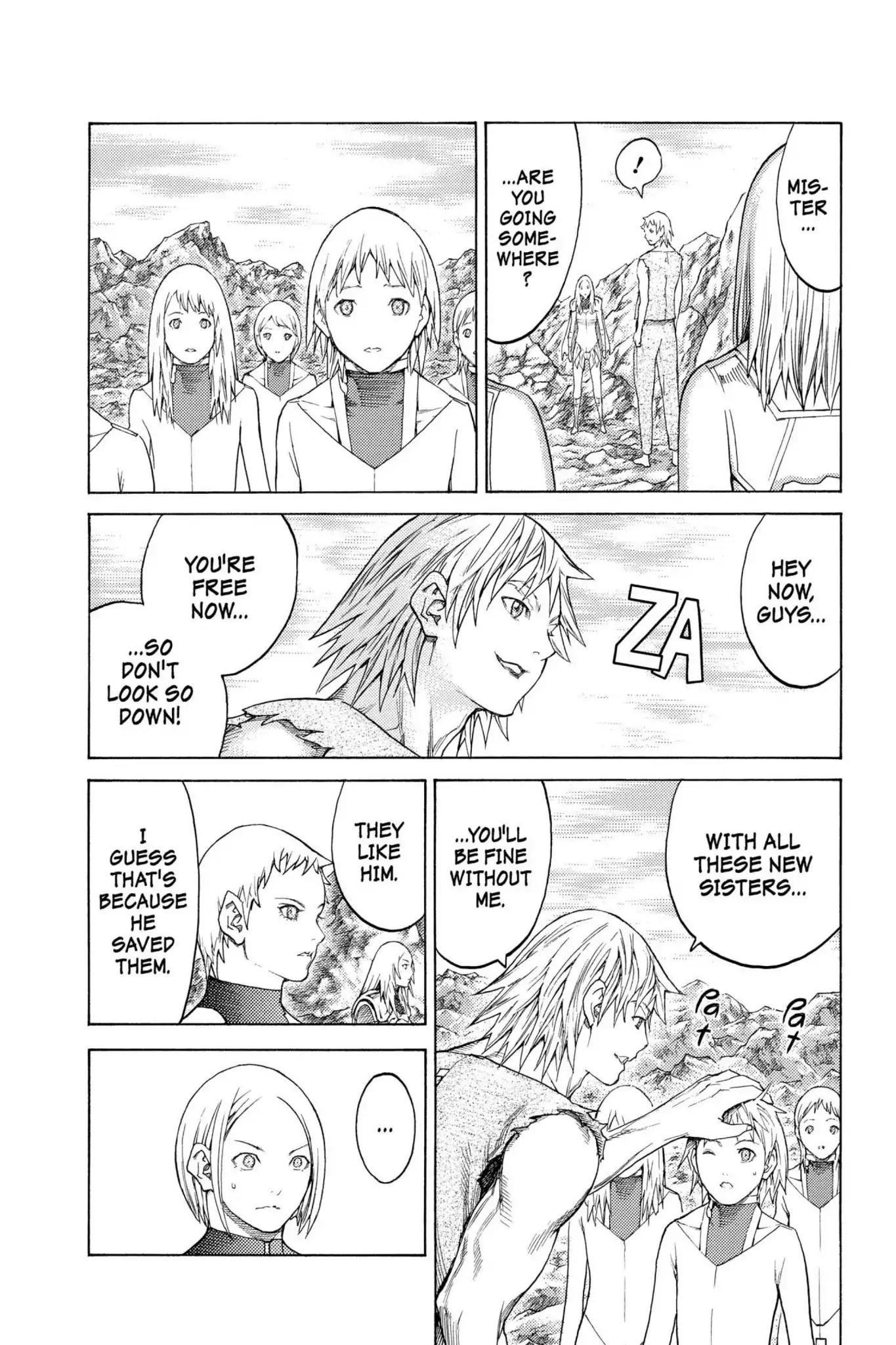 Claymore Chapter 127 page 19 - Chapter 127: Vol.23 Scene 127: Claws and Fangs of the Abyss, Part 8
