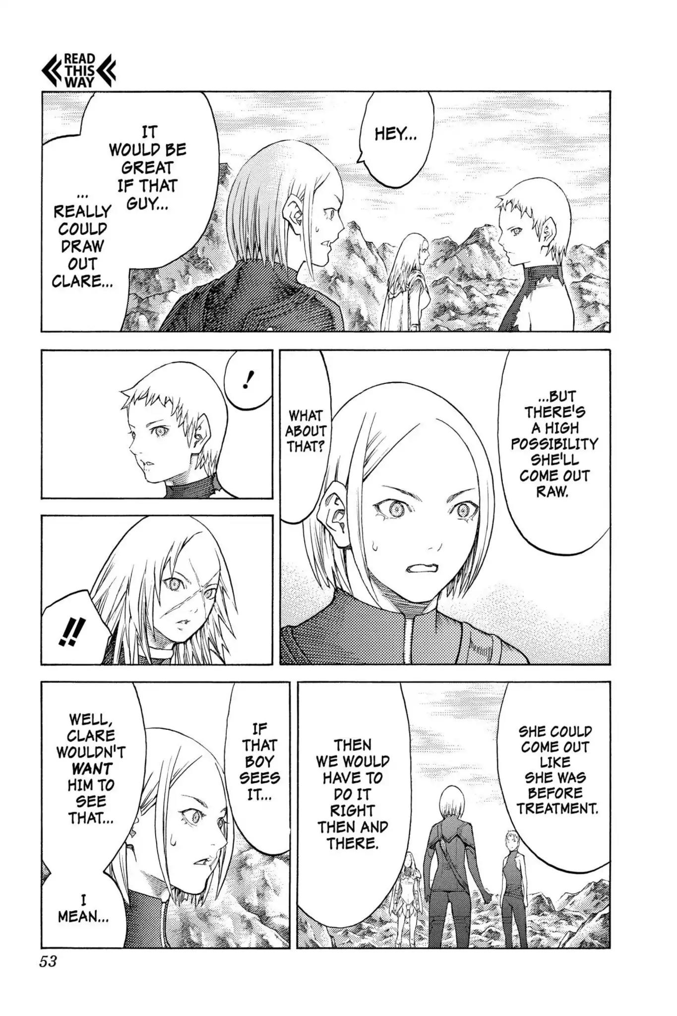 Claymore Chapter 127 page 20 - Chapter 127: Vol.23 Scene 127: Claws and Fangs of the Abyss, Part 8