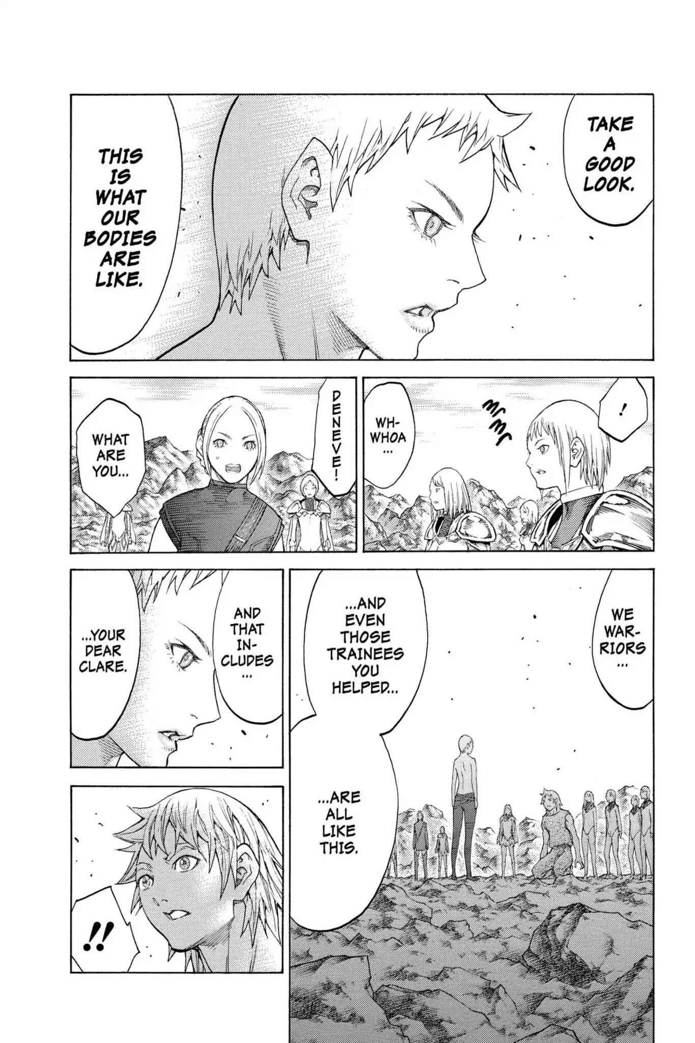 Claymore Chapter 127 page 23 - Chapter 127: Vol.23 Scene 127: Claws and Fangs of the Abyss, Part 8