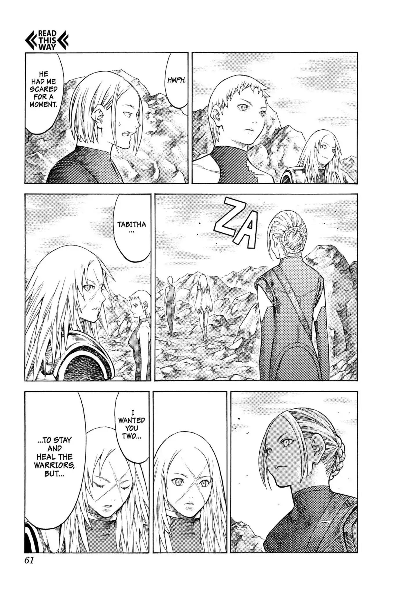 Claymore Chapter 127 page 28 - Chapter 127: Vol.23 Scene 127: Claws and Fangs of the Abyss, Part 8