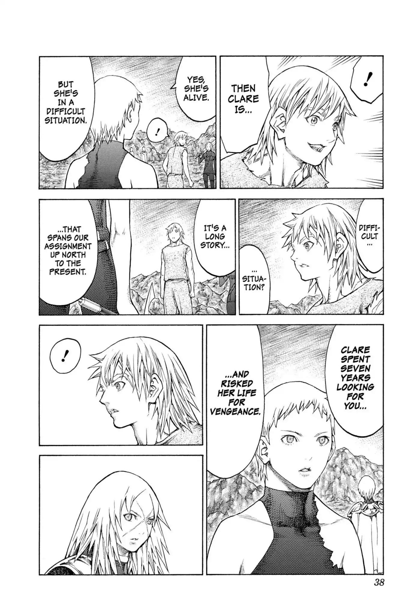 Claymore Chapter 127 page 5 - Chapter 127: Vol.23 Scene 127: Claws and Fangs of the Abyss, Part 8