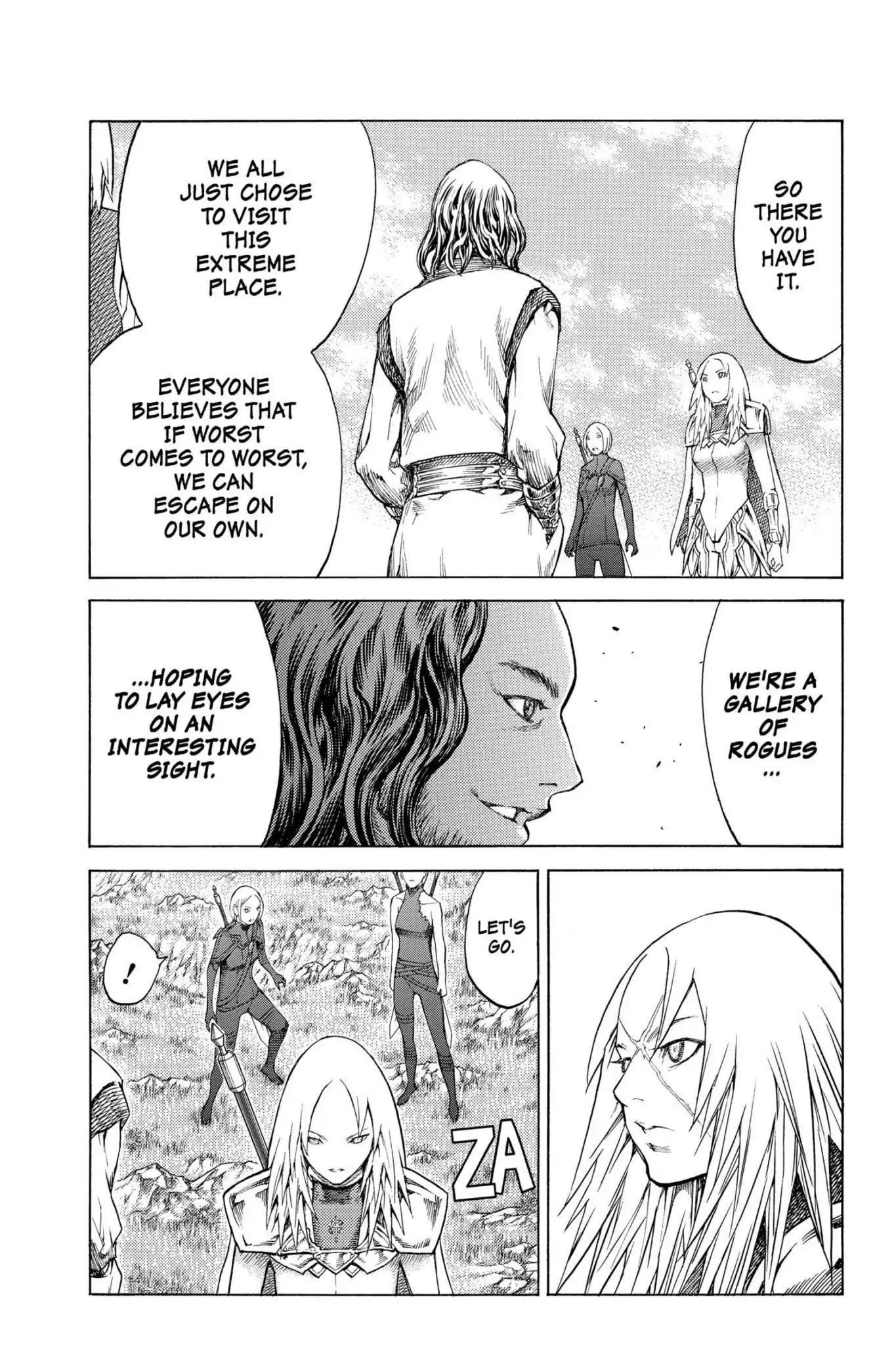 Claymore Chapter 128 page 11 - Chapter 128: Vol.23 Scene 128: Mark of the Warrior, Part 1