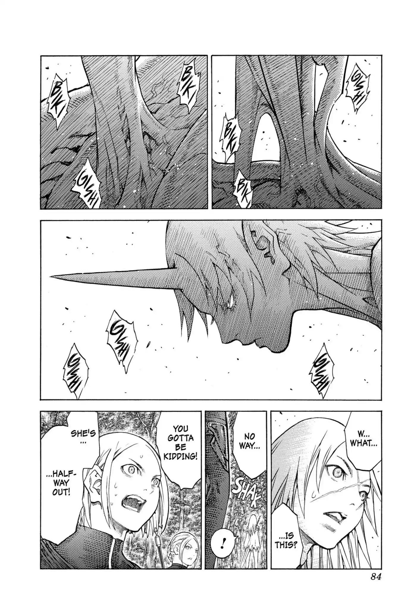 Claymore Chapter 128 page 18 - Chapter 128: Vol.23 Scene 128: Mark of the Warrior, Part 1