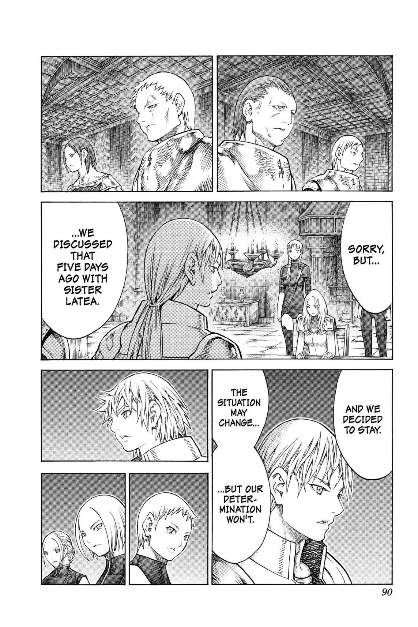 Claymore Chapter 128 page 24 - Chapter 128: Vol.23 Scene 128: Mark of the Warrior, Part 1