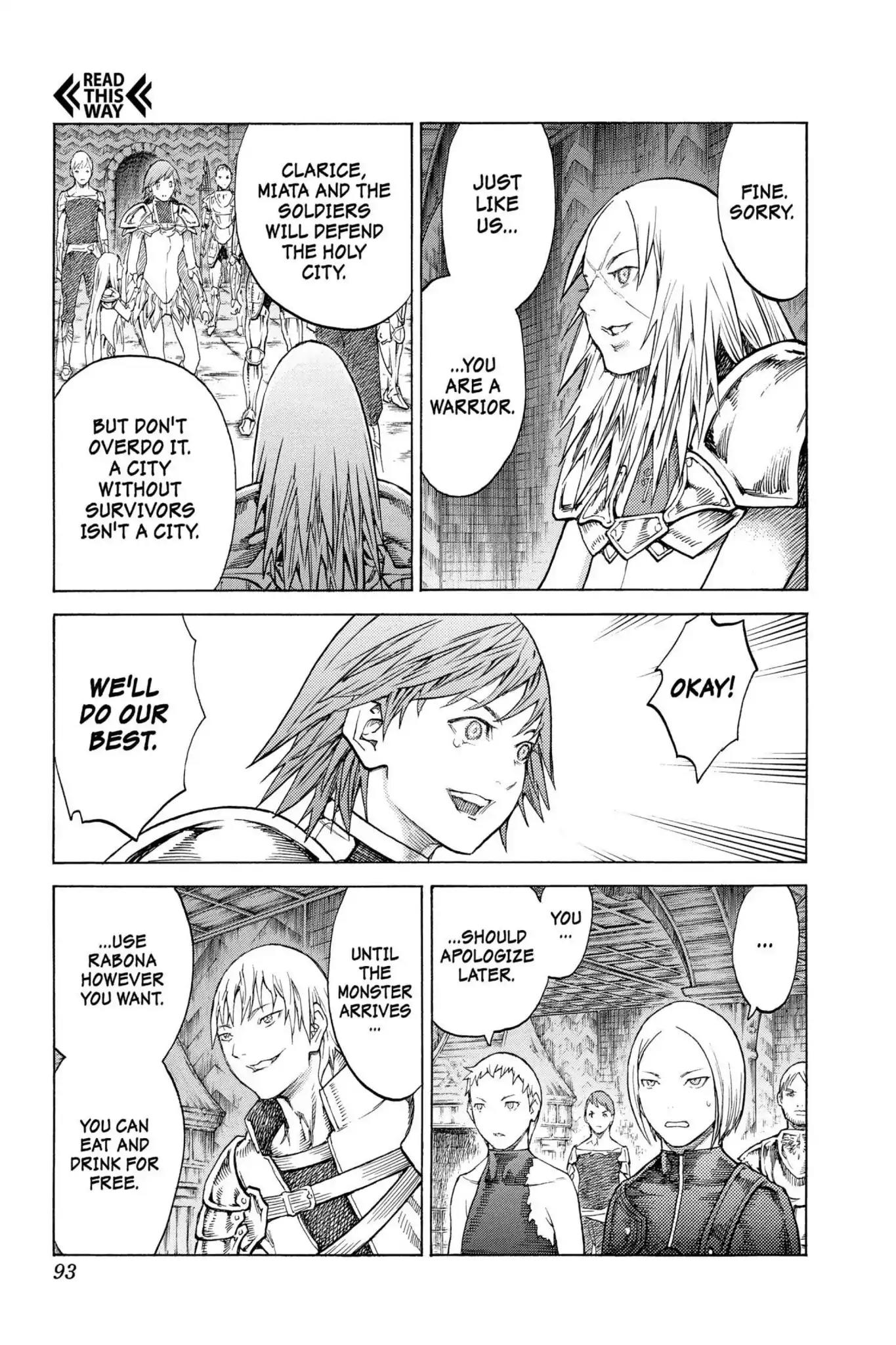 Claymore Chapter 128 page 27 - Chapter 128: Vol.23 Scene 128: Mark of the Warrior, Part 1