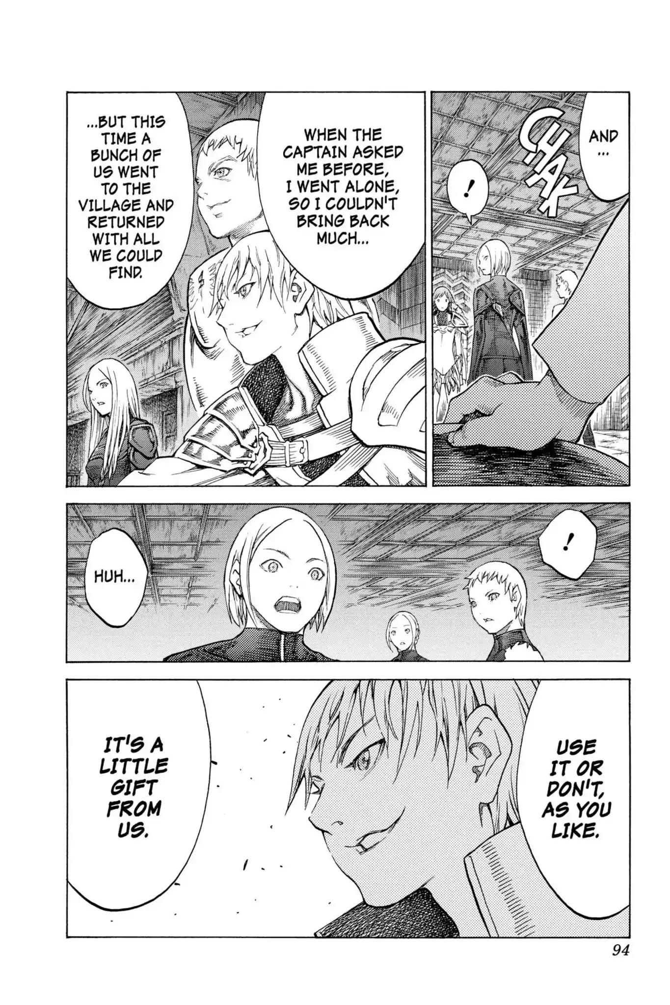 Claymore Chapter 128 page 28 - Chapter 128: Vol.23 Scene 128: Mark of the Warrior, Part 1