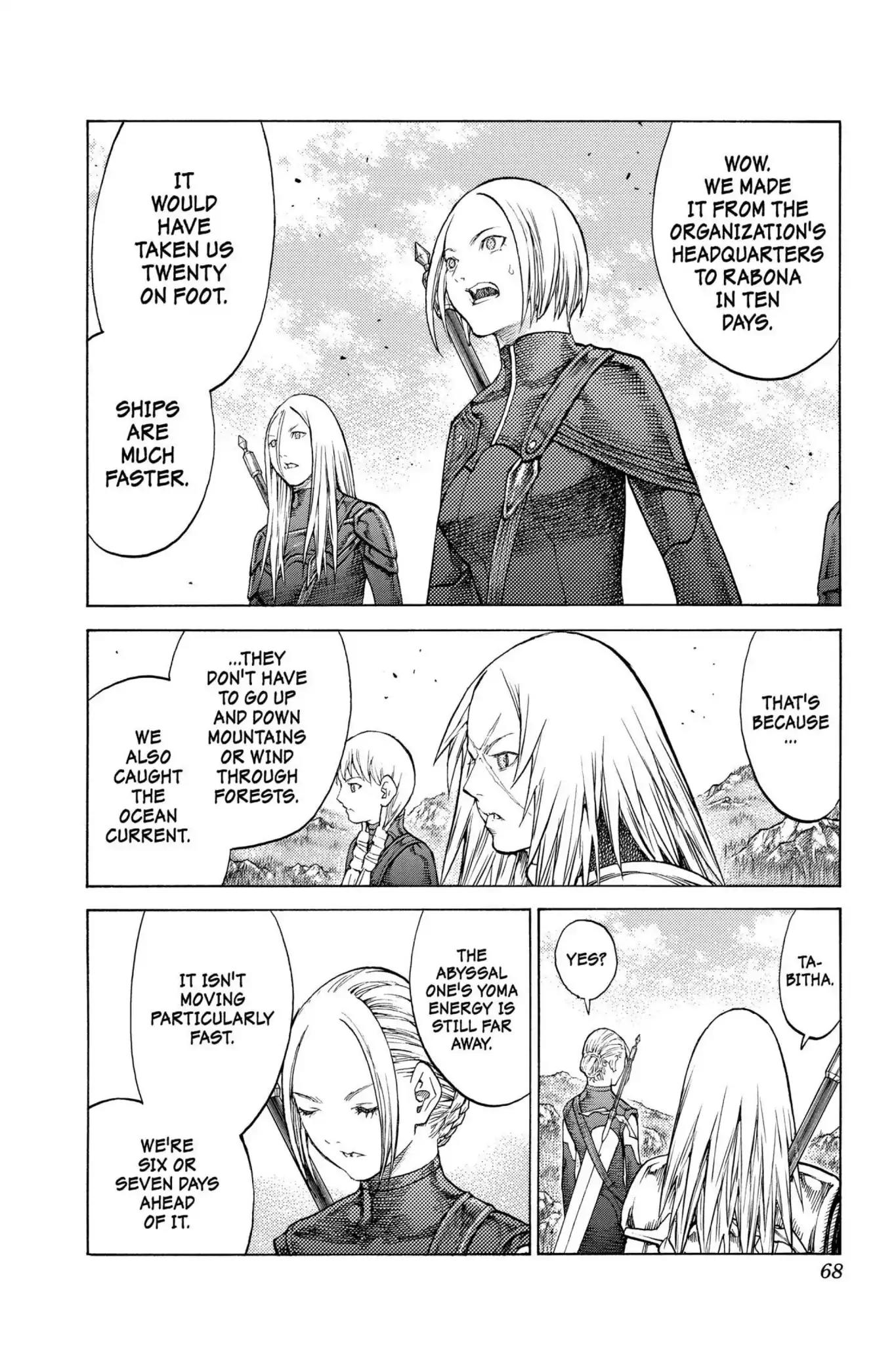 Claymore Chapter 128 page 3 - Chapter 128: Vol.23 Scene 128: Mark of the Warrior, Part 1
