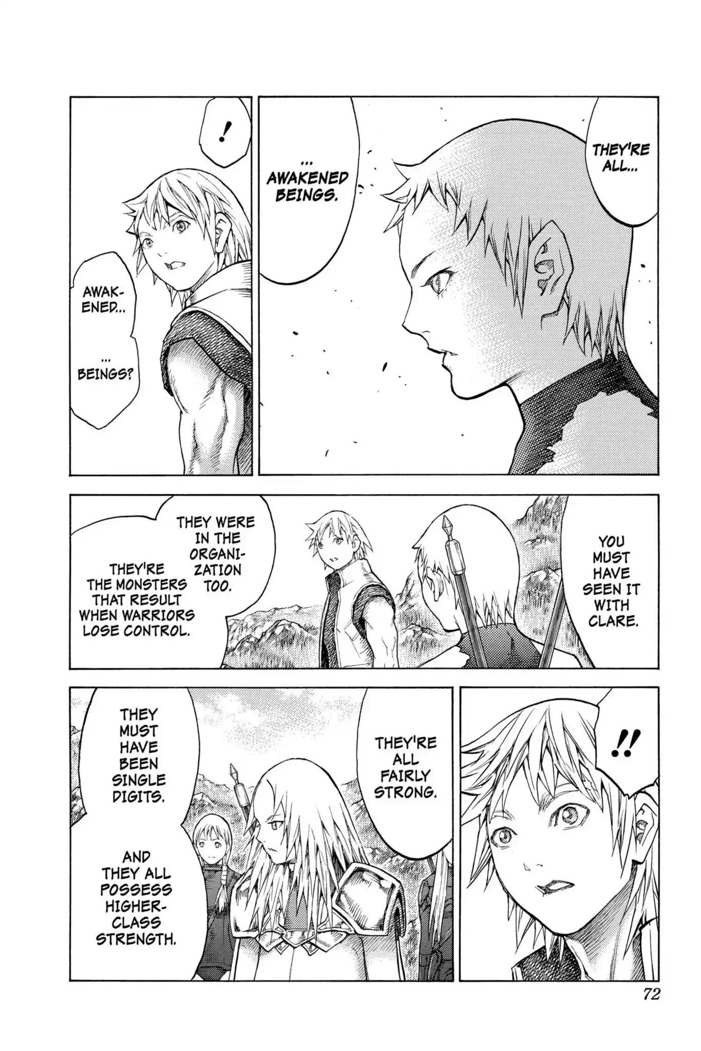 Claymore Chapter 128 page 7 - Chapter 128: Vol.23 Scene 128: Mark of the Warrior, Part 1