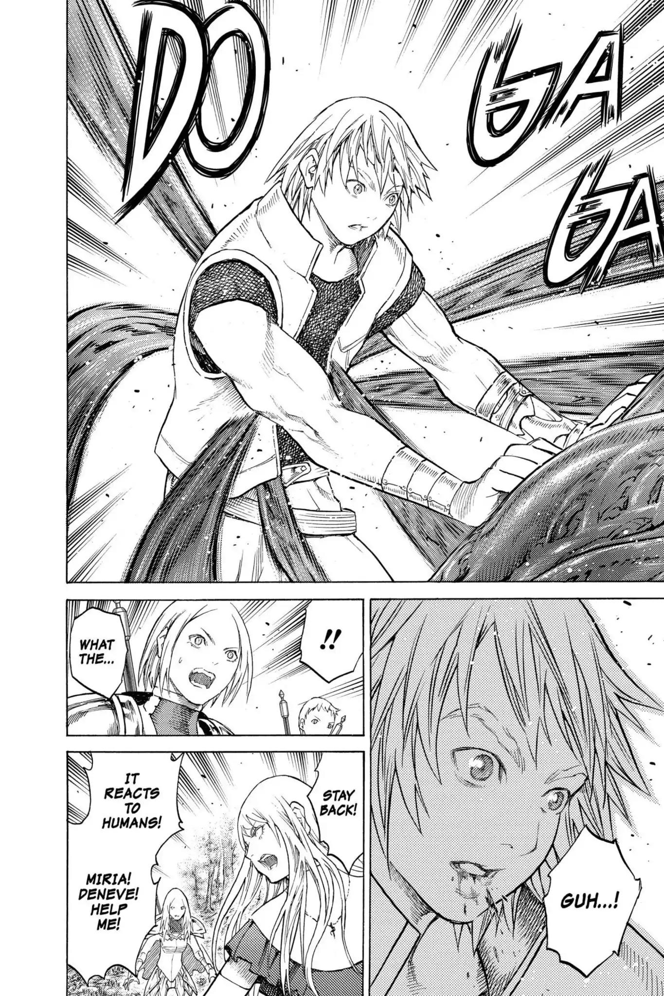 Claymore Chapter 129 page 12 - Chapter 129: Vol.23 Scene 129: Mark of the Warrior, Part 2