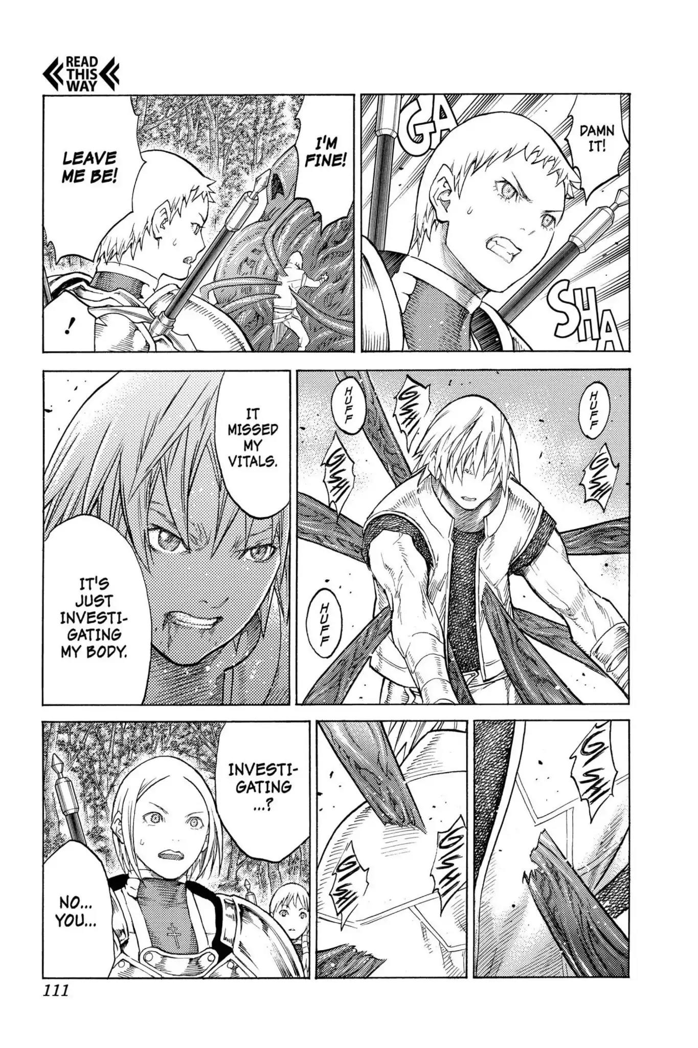 Claymore Chapter 129 page 13 - Chapter 129: Vol.23 Scene 129: Mark of the Warrior, Part 2