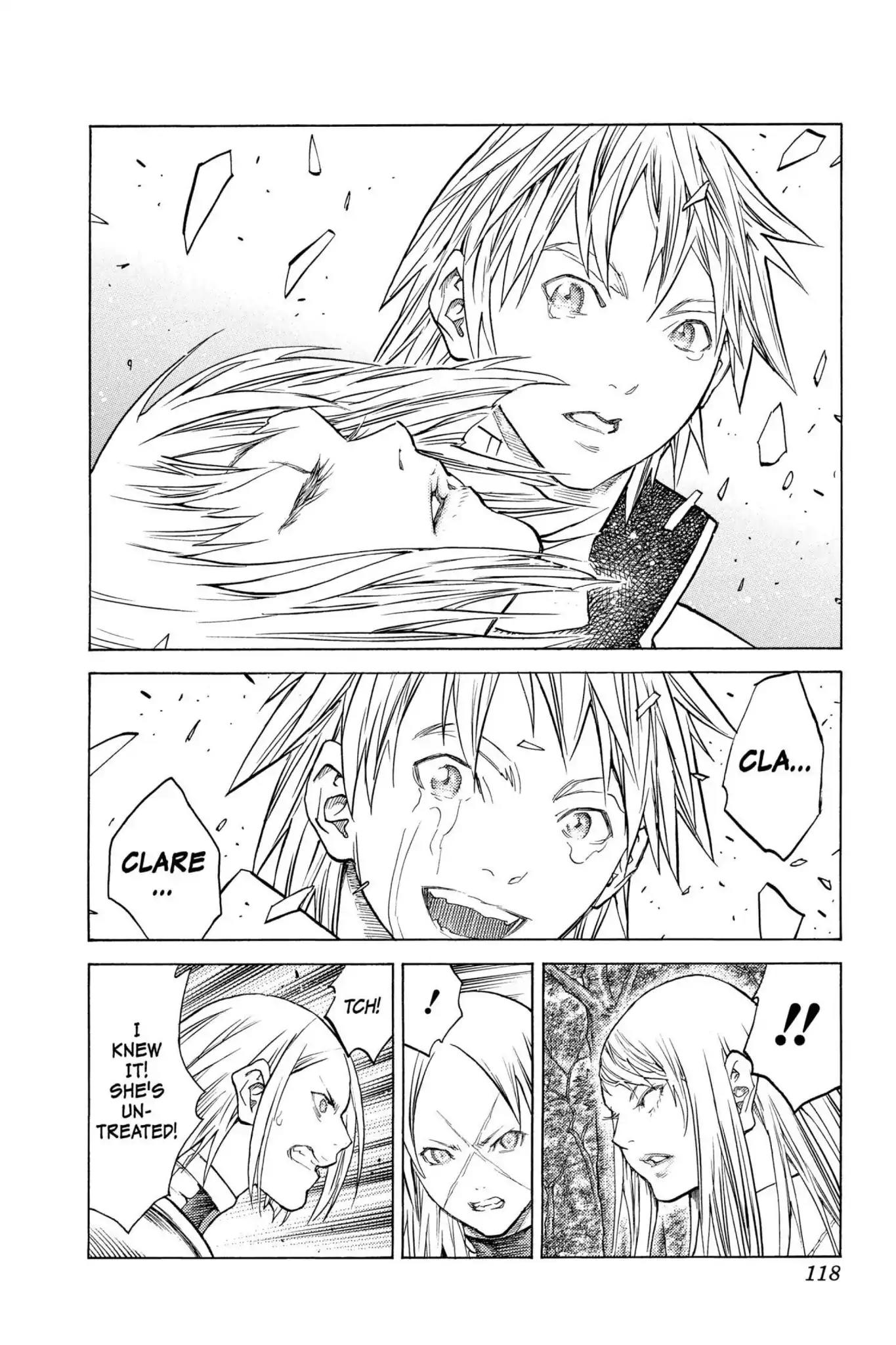 Claymore Chapter 129 page 18 - Chapter 129: Vol.23 Scene 129: Mark of the Warrior, Part 2