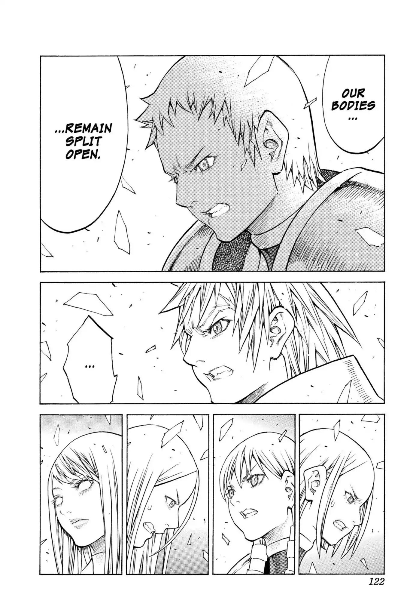 Claymore Chapter 129 page 22 - Chapter 129: Vol.23 Scene 129: Mark of the Warrior, Part 2