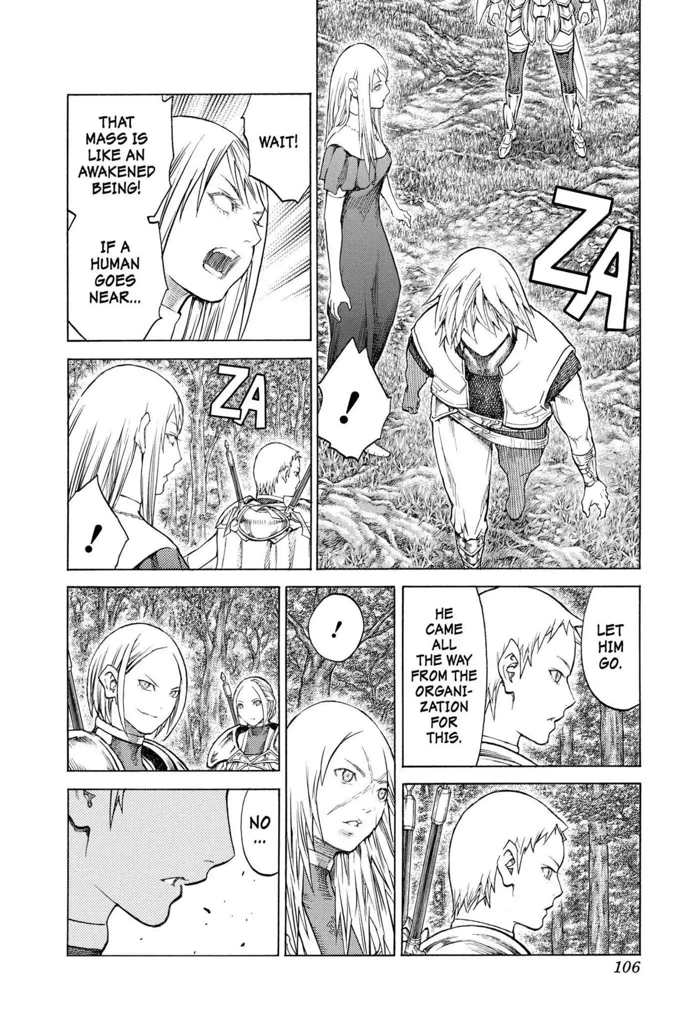 Claymore Chapter 129 page 8 - Chapter 129: Vol.23 Scene 129: Mark of the Warrior, Part 2