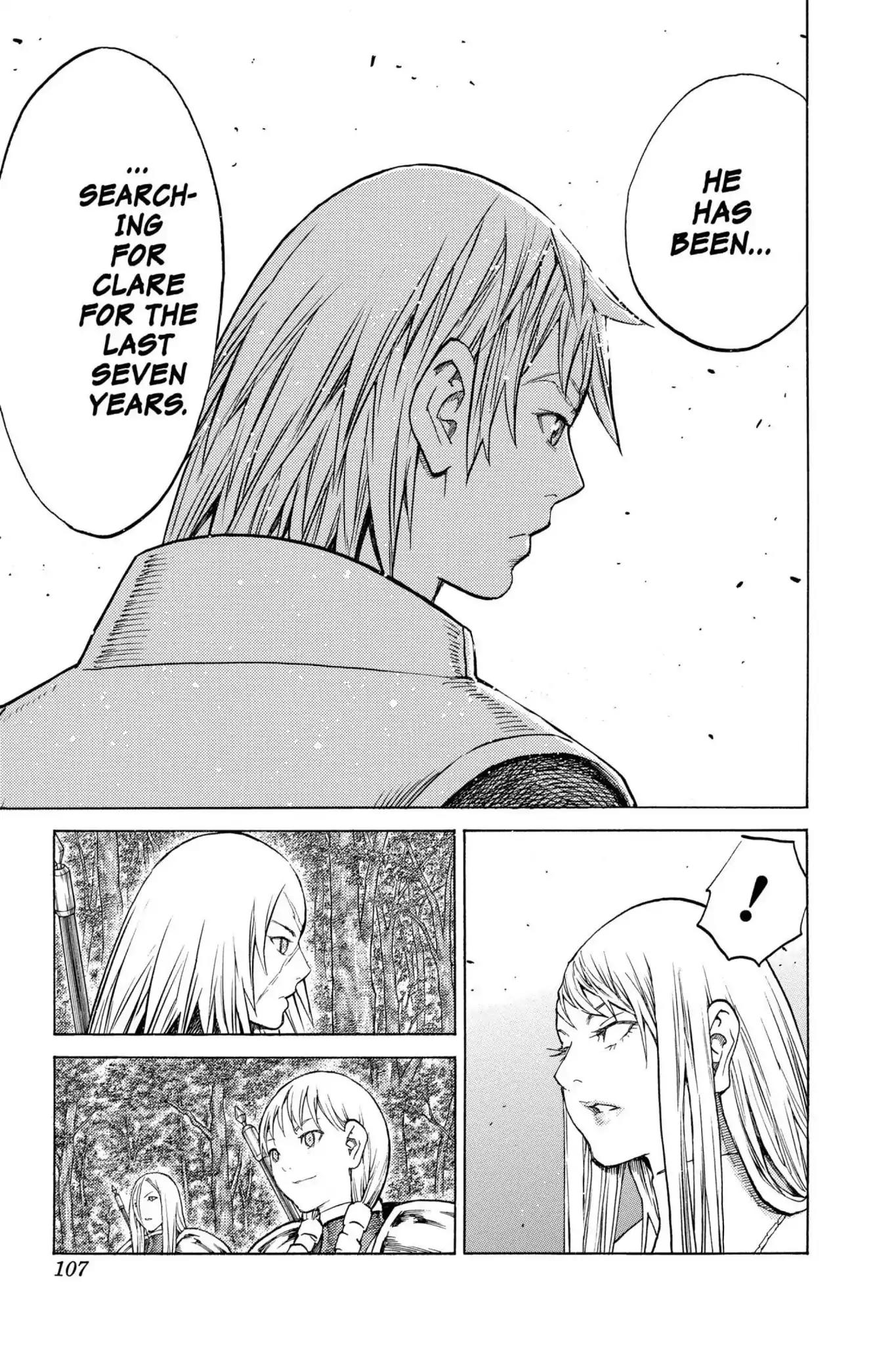 Claymore Chapter 129 page 9 - Chapter 129: Vol.23 Scene 129: Mark of the Warrior, Part 2