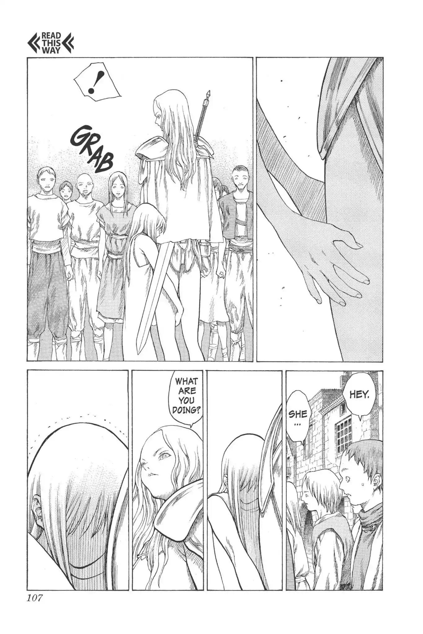 Claymore Chapter 13 page 10 - Chapter 13: Vol.3 Scene 13: Teresa of the Faint Smile, Part 2