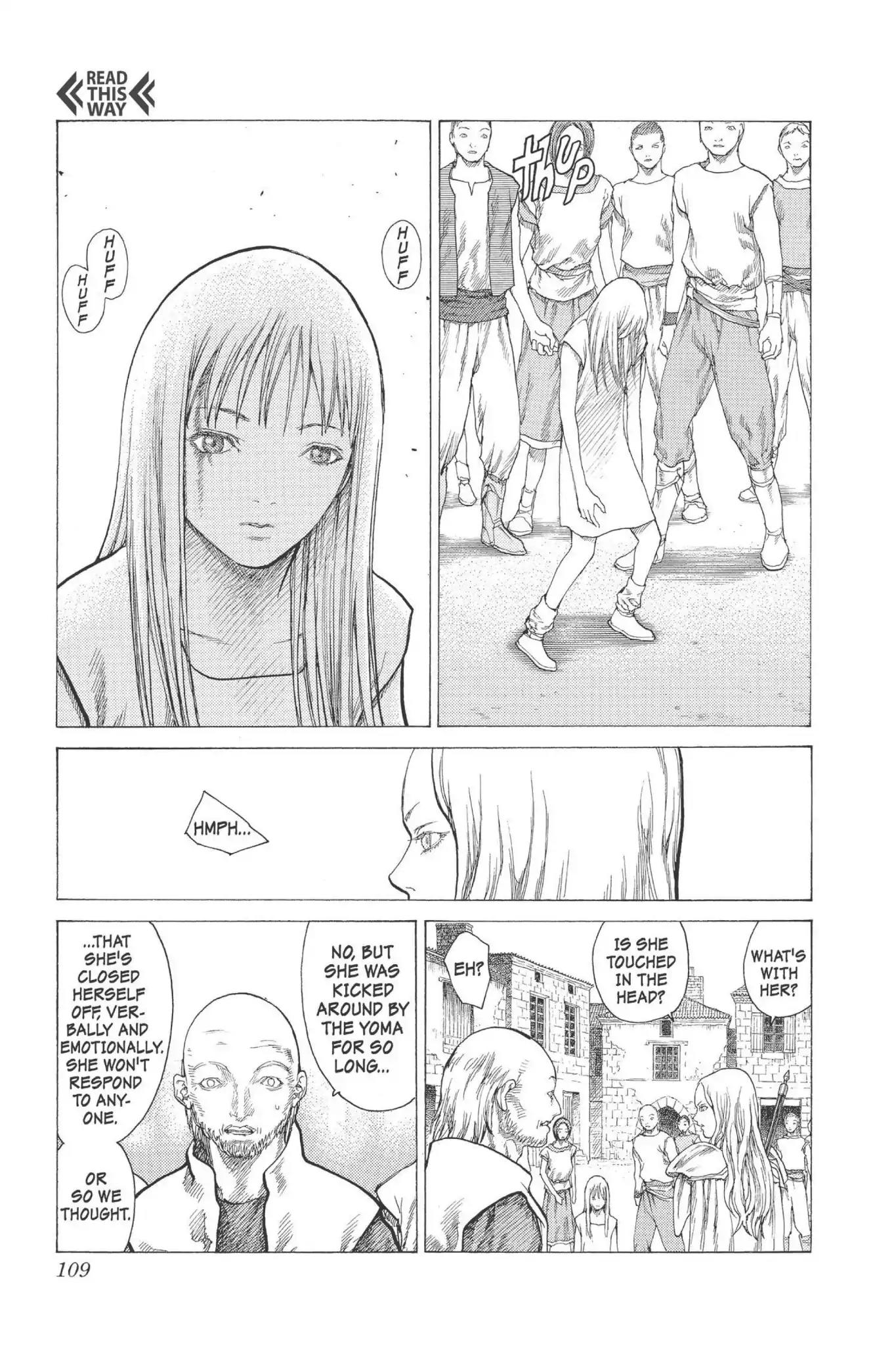 Claymore Chapter 13 page 12 - Chapter 13: Vol.3 Scene 13: Teresa of the Faint Smile, Part 2