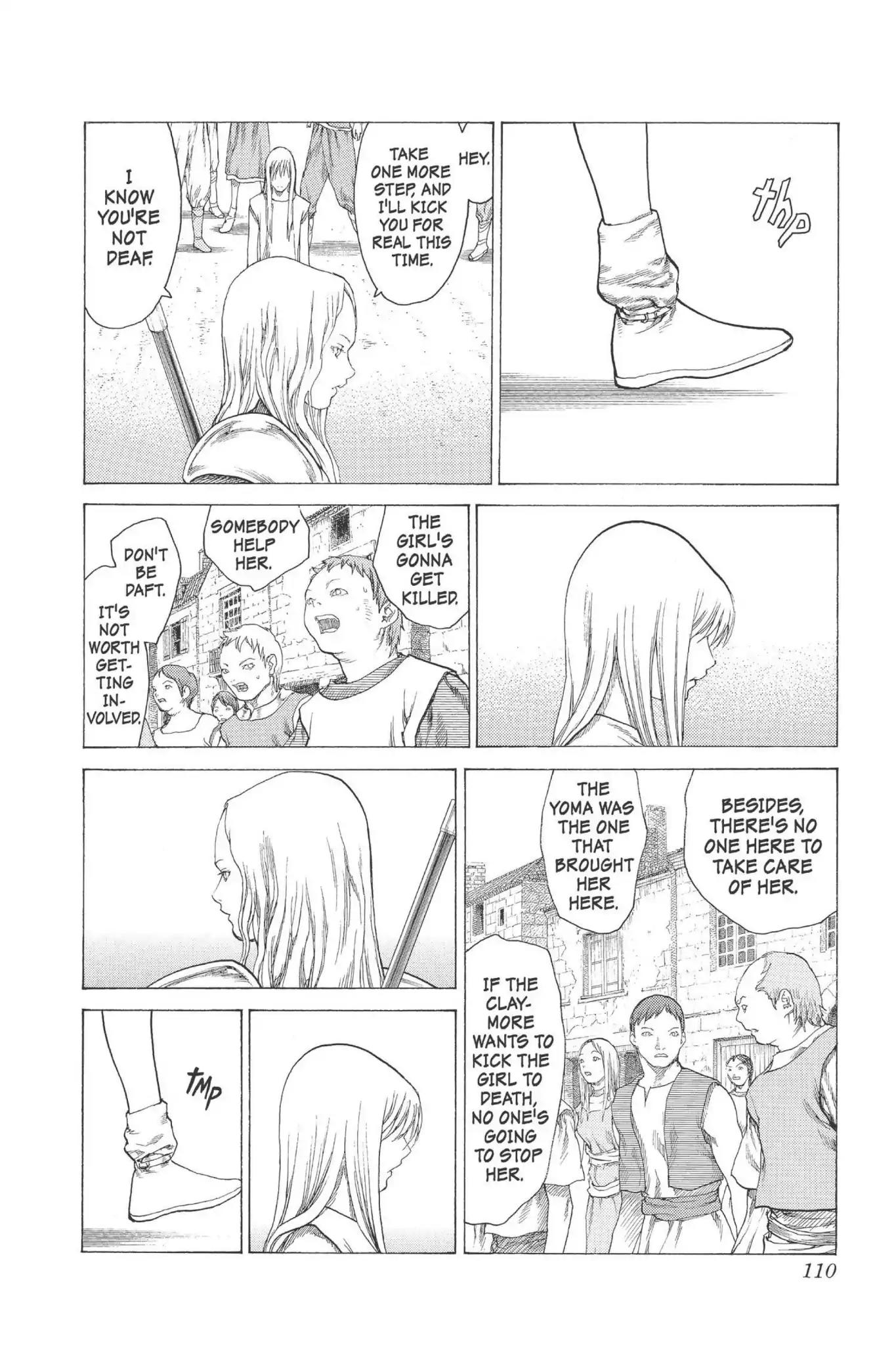Claymore Chapter 13 page 13 - Chapter 13: Vol.3 Scene 13: Teresa of the Faint Smile, Part 2