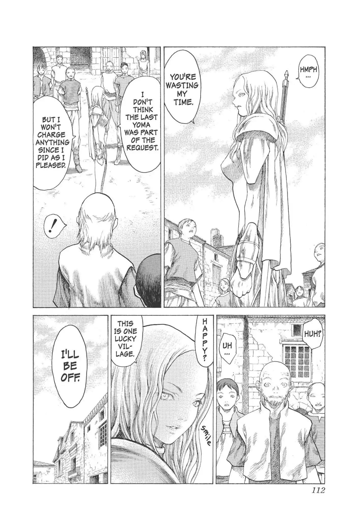 Claymore Chapter 13 page 15 - Chapter 13: Vol.3 Scene 13: Teresa of the Faint Smile, Part 2