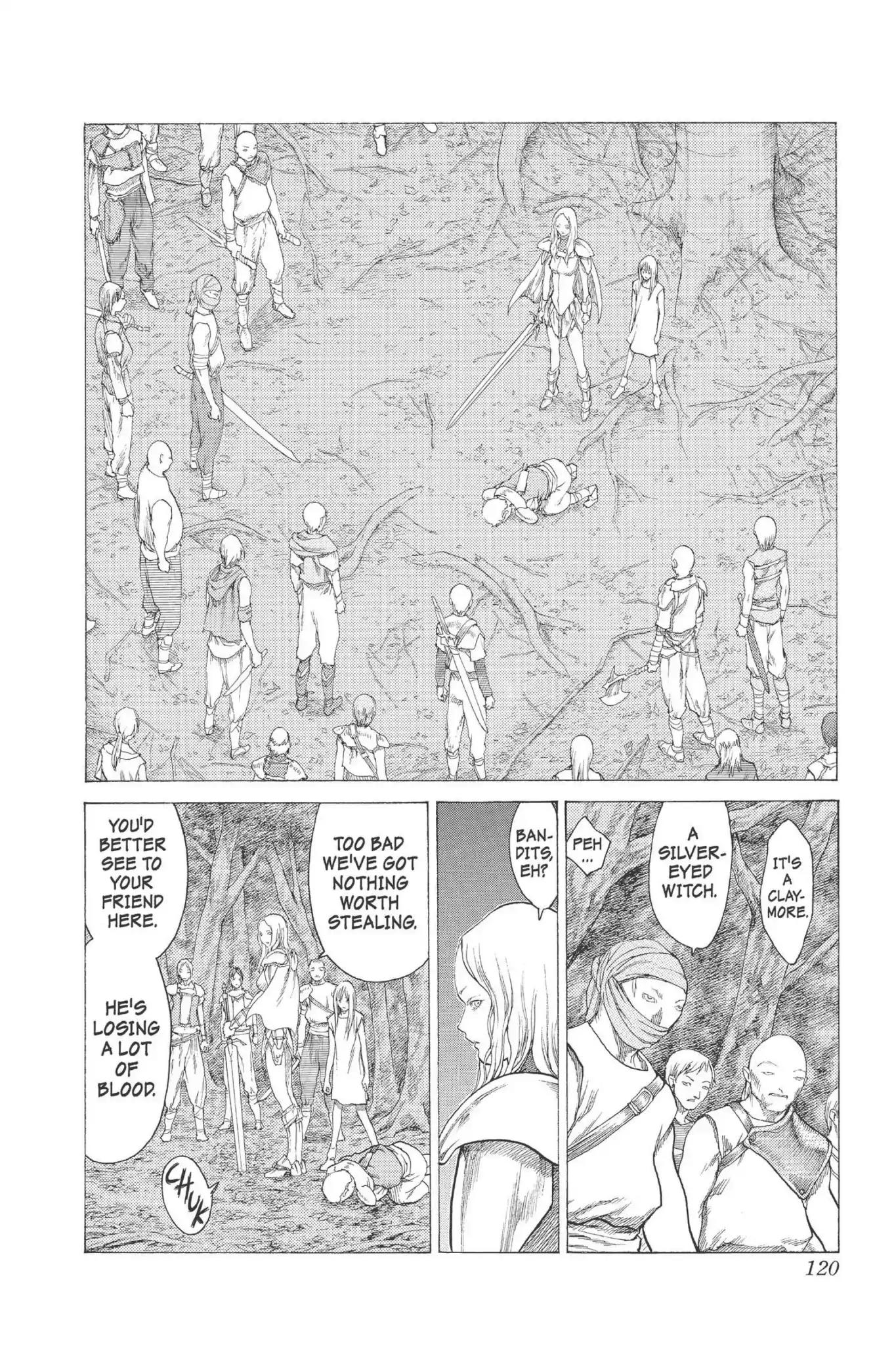 Claymore Chapter 13 page 23 - Chapter 13: Vol.3 Scene 13: Teresa of the Faint Smile, Part 2