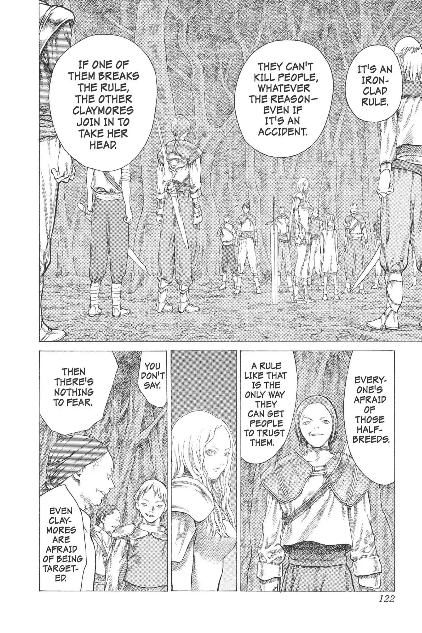 Claymore Chapter 13 page 25 - Chapter 13: Vol.3 Scene 13: Teresa of the Faint Smile, Part 2