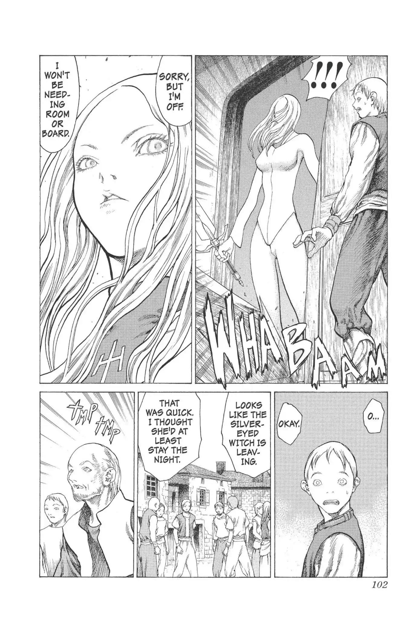 Claymore Chapter 13 page 5 - Chapter 13: Vol.3 Scene 13: Teresa of the Faint Smile, Part 2