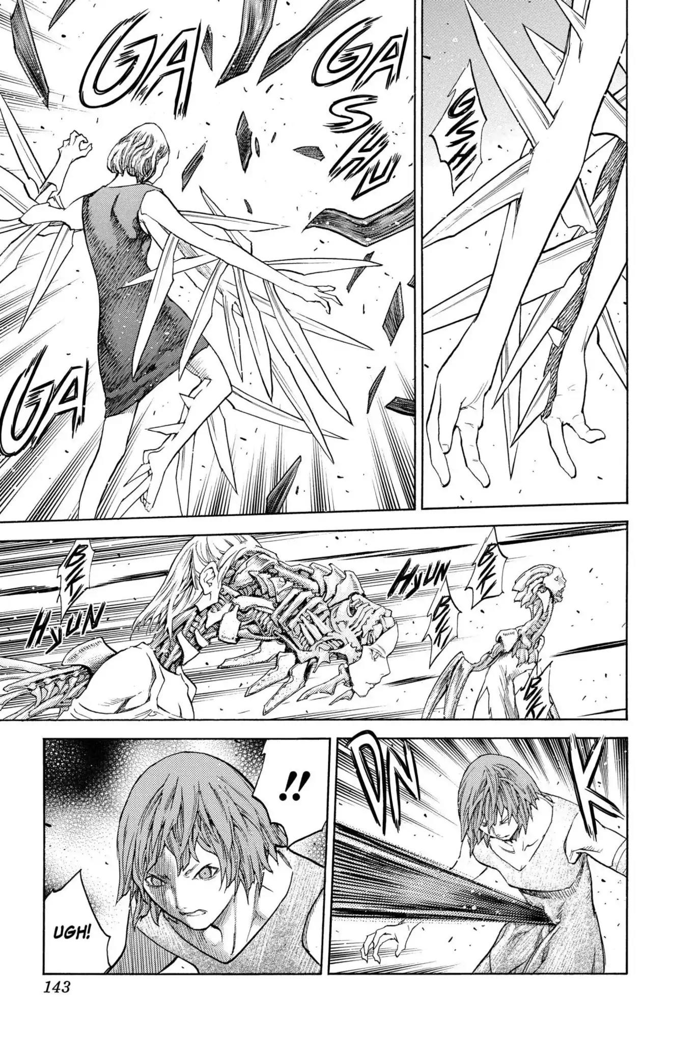 Claymore Chapter 130 page 11 - Chapter 130: Vol.23 Scene 130: Mark of the Warrior, Part 3