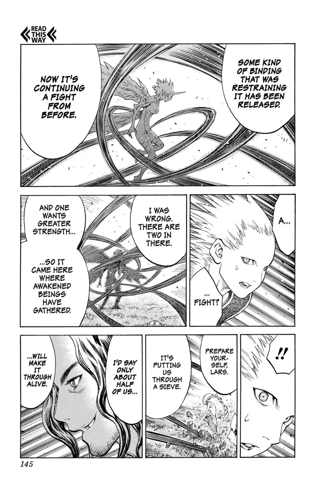 Claymore Chapter 130 page 13 - Chapter 130: Vol.23 Scene 130: Mark of the Warrior, Part 3