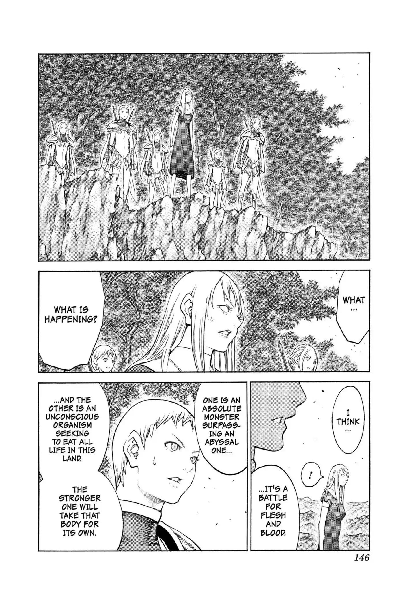 Claymore Chapter 130 page 14 - Chapter 130: Vol.23 Scene 130: Mark of the Warrior, Part 3