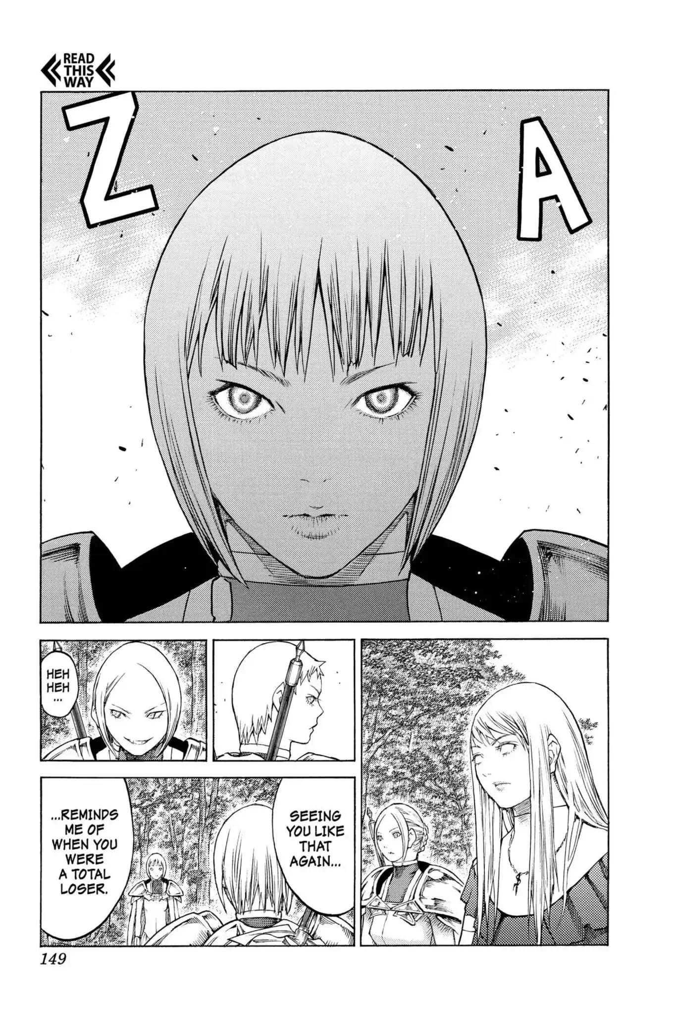 Claymore Chapter 130 page 17 - Chapter 130: Vol.23 Scene 130: Mark of the Warrior, Part 3