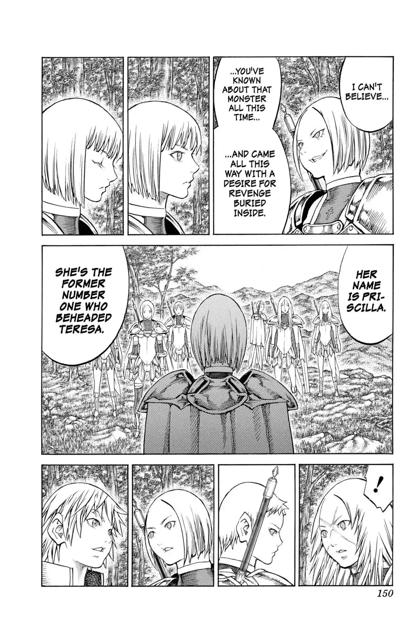 Claymore Chapter 130 page 18 - Chapter 130: Vol.23 Scene 130: Mark of the Warrior, Part 3