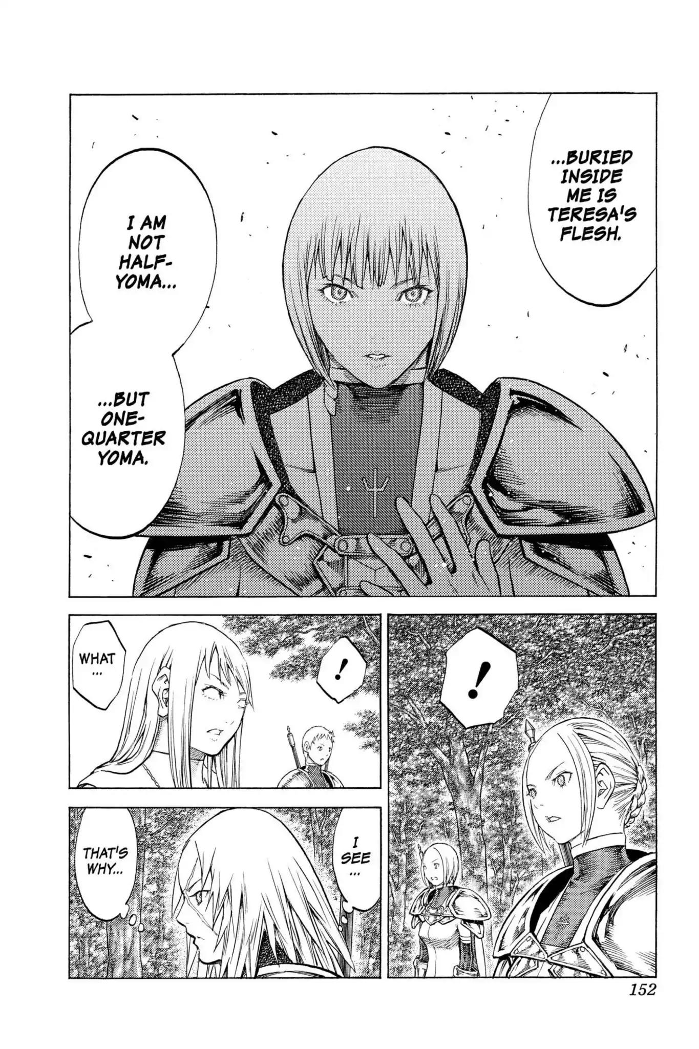 Claymore Chapter 130 page 20 - Chapter 130: Vol.23 Scene 130: Mark of the Warrior, Part 3