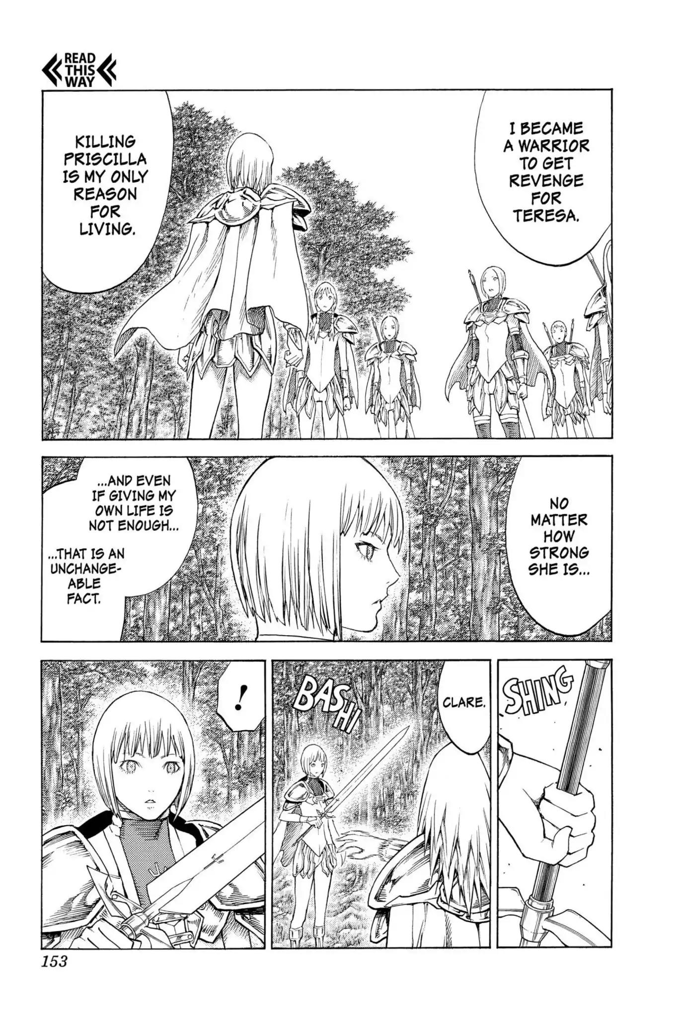 Claymore Chapter 130 page 21 - Chapter 130: Vol.23 Scene 130: Mark of the Warrior, Part 3