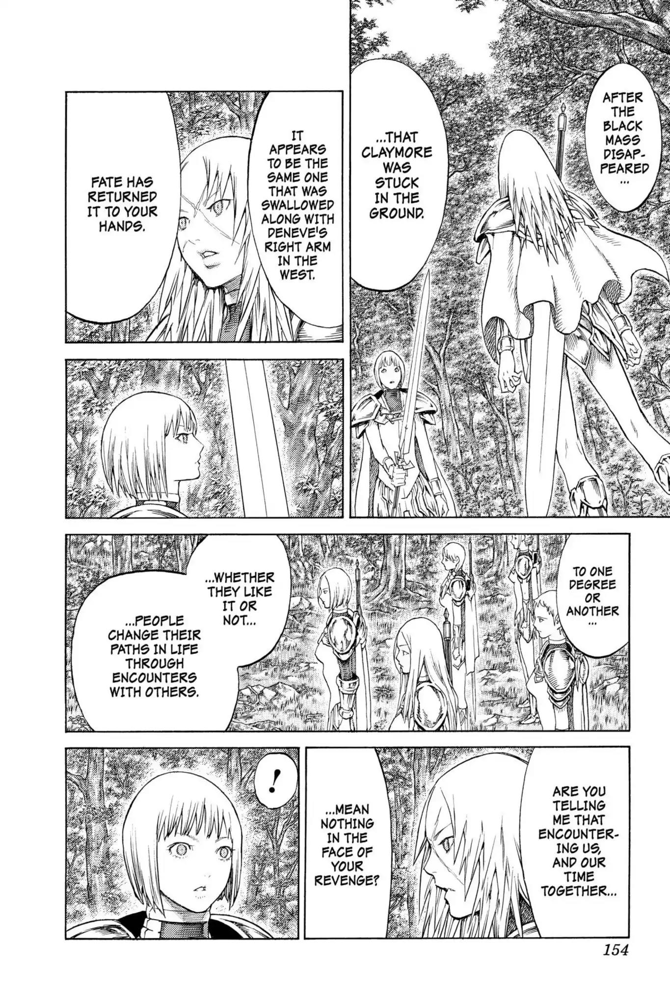 Claymore Chapter 130 page 22 - Chapter 130: Vol.23 Scene 130: Mark of the Warrior, Part 3