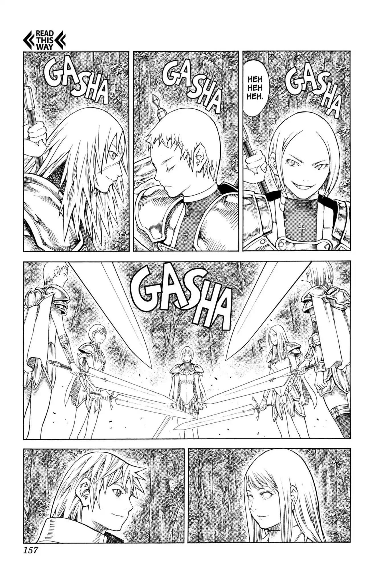 Claymore Chapter 130 page 25 - Chapter 130: Vol.23 Scene 130: Mark of the Warrior, Part 3