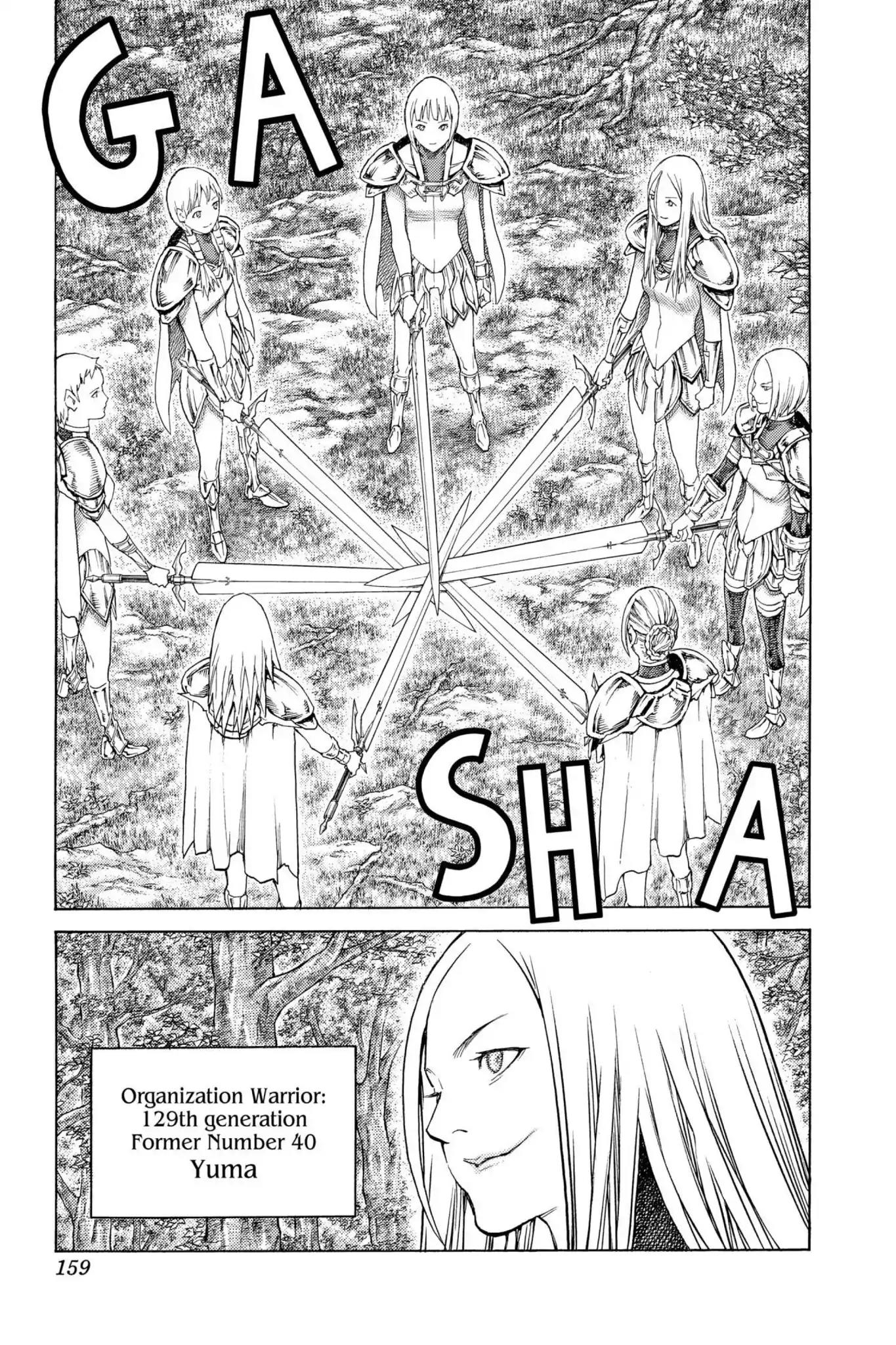 Claymore Chapter 130 page 27 - Chapter 130: Vol.23 Scene 130: Mark of the Warrior, Part 3