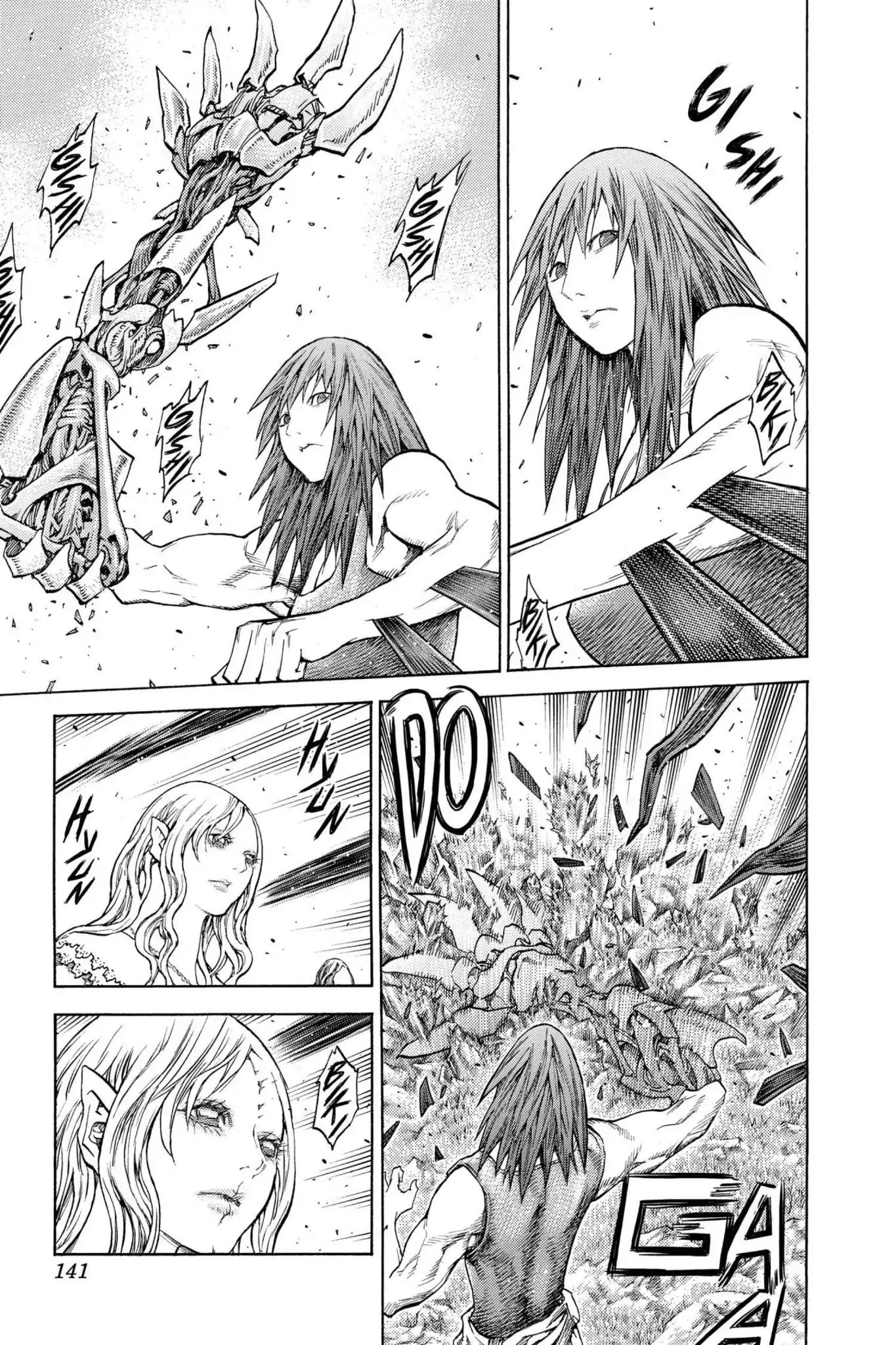 Claymore Chapter 130 page 9 - Chapter 130: Vol.23 Scene 130: Mark of the Warrior, Part 3