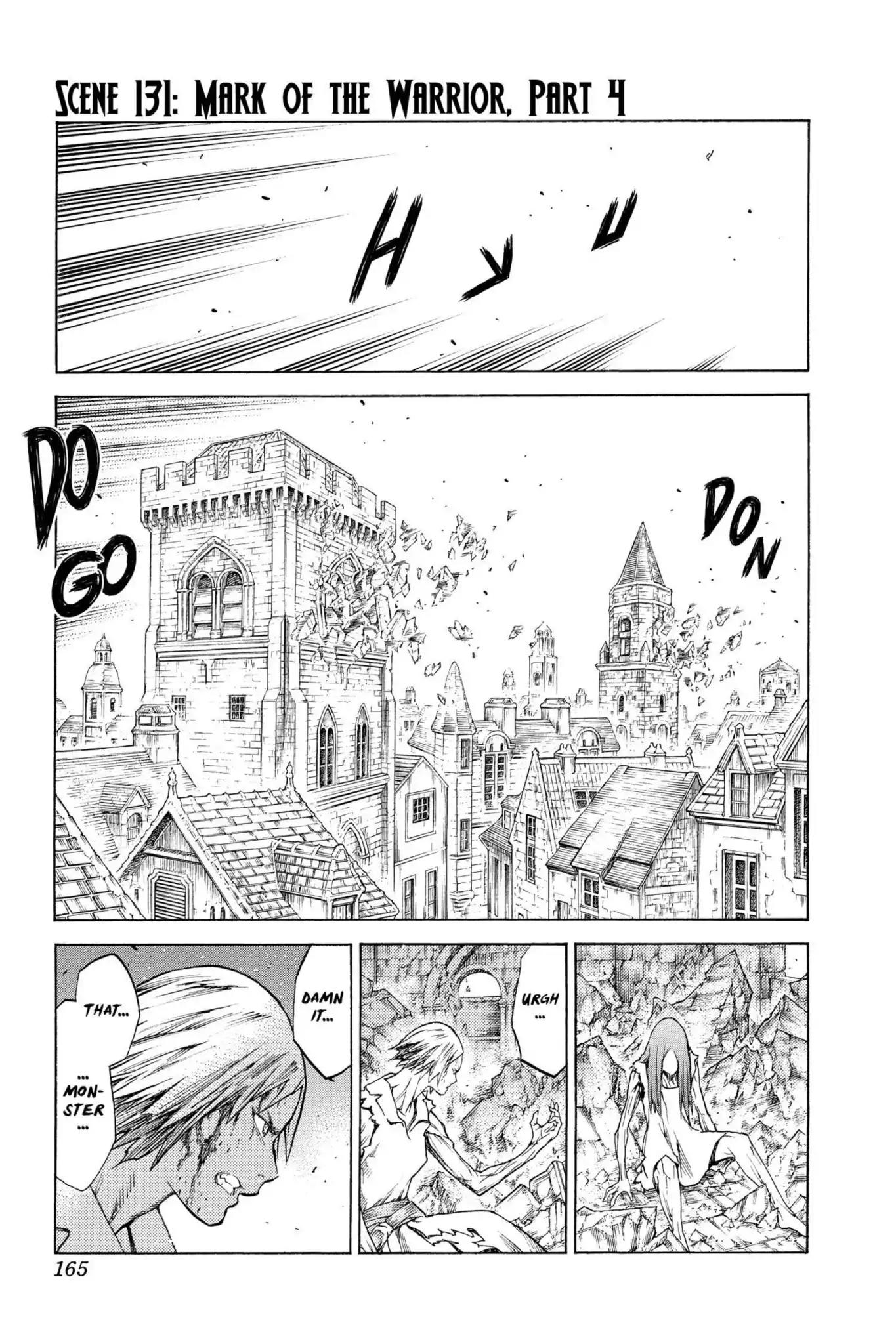 Claymore Chapter 131 page 1 - Chapter 131: Vol.23 Scene 131: Mark of the Warrior, Part 4