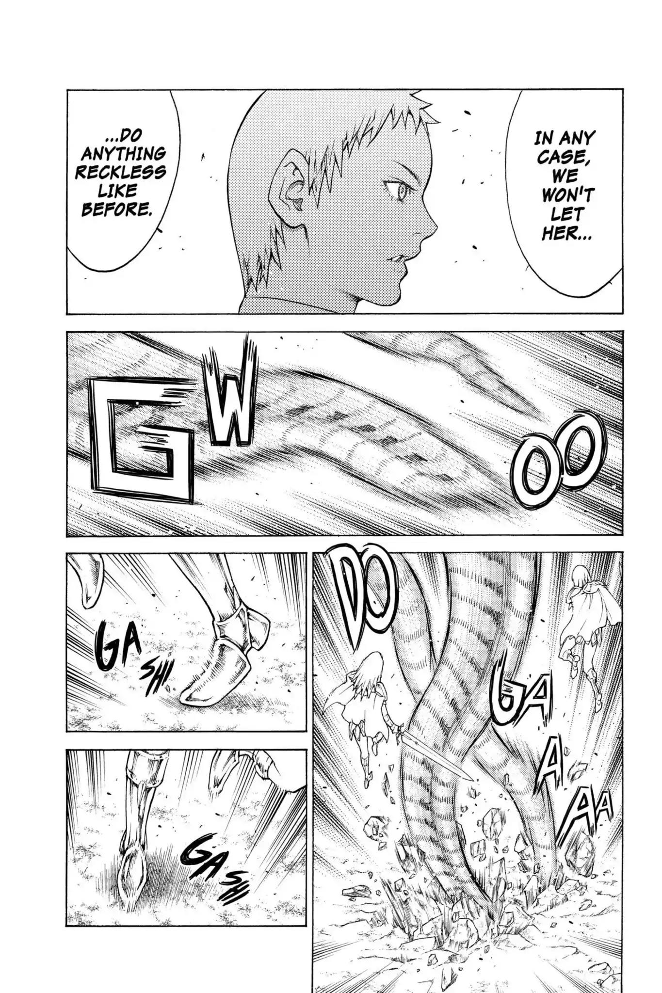 Claymore Chapter 131 page 11 - Chapter 131: Vol.23 Scene 131: Mark of the Warrior, Part 4