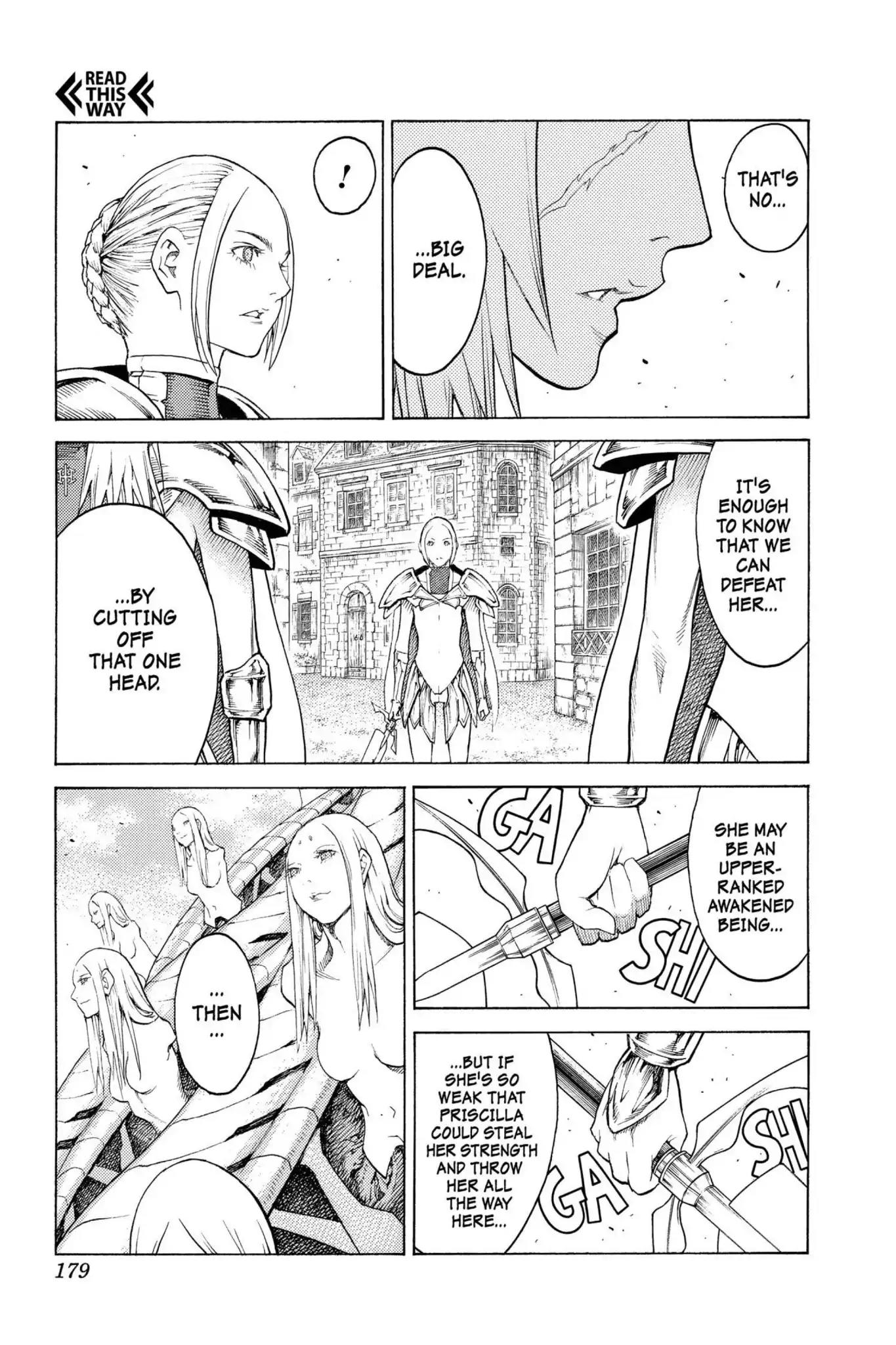 Claymore Chapter 131 page 14 - Chapter 131: Vol.23 Scene 131: Mark of the Warrior, Part 4