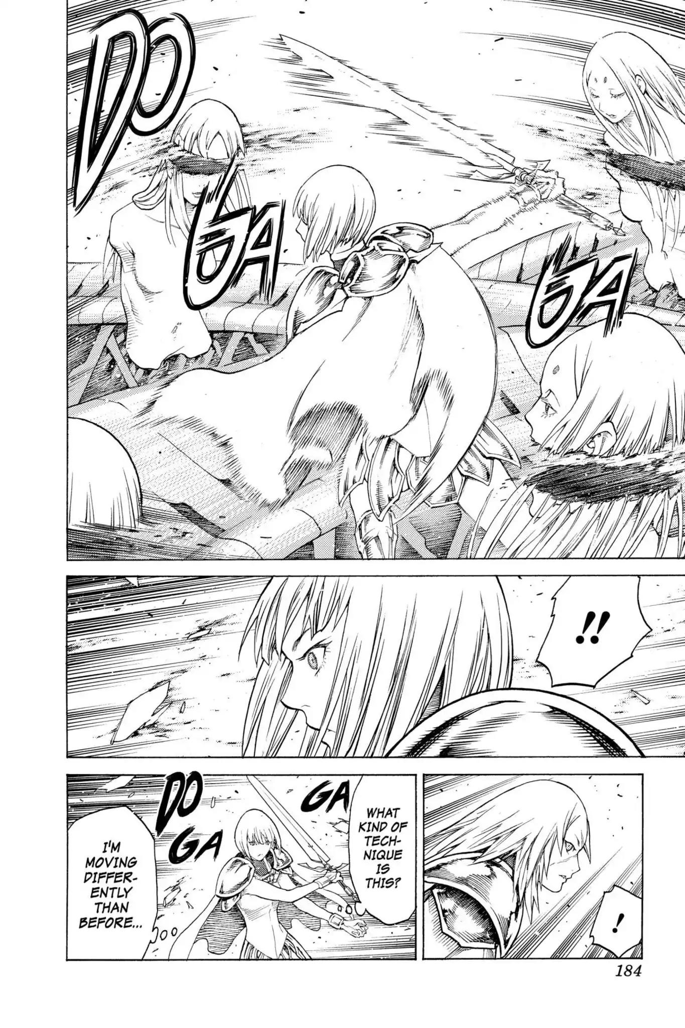 Claymore Chapter 131 page 19 - Chapter 131: Vol.23 Scene 131: Mark of the Warrior, Part 4